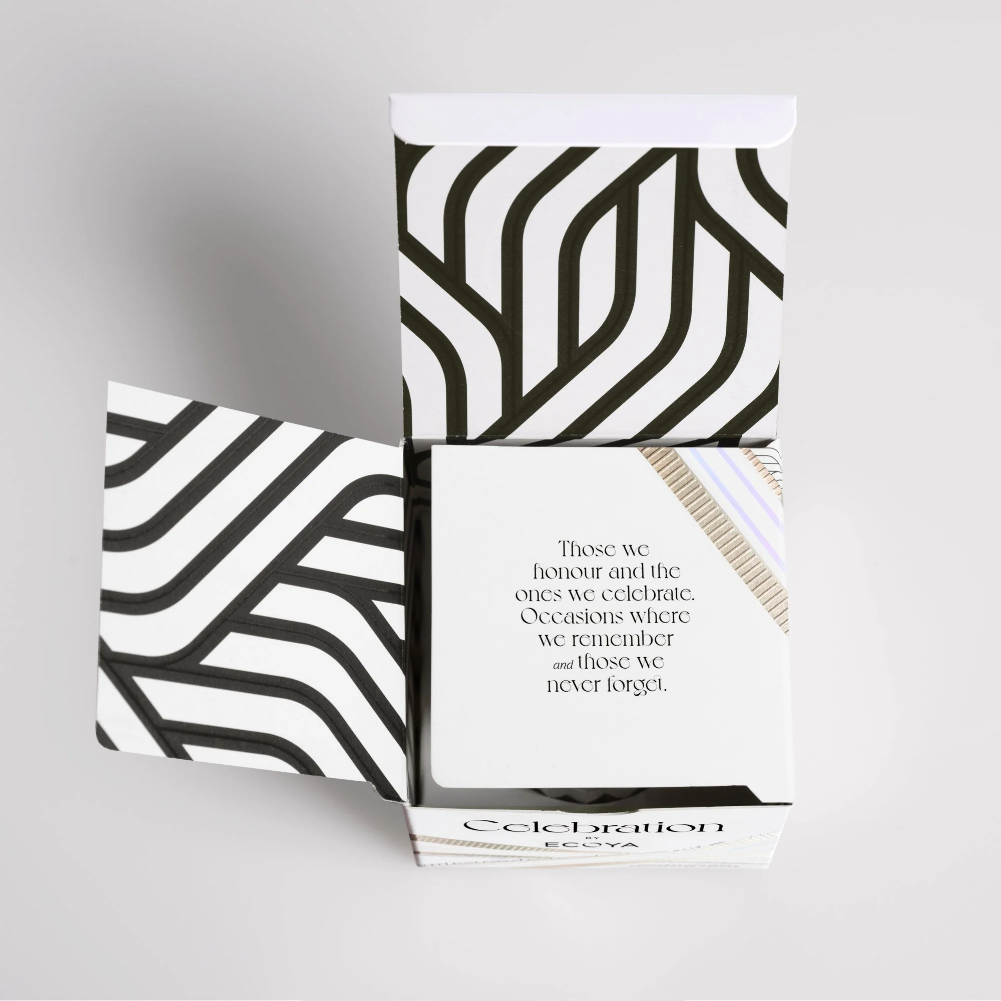 Ecoya Mini Celebration Candle White Musk & Vanilla - Image 4