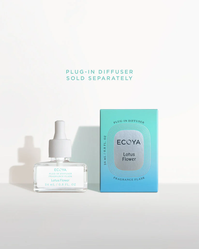 Ecoya Plug-In Diffuser Fragrance Flask Lotus Flower