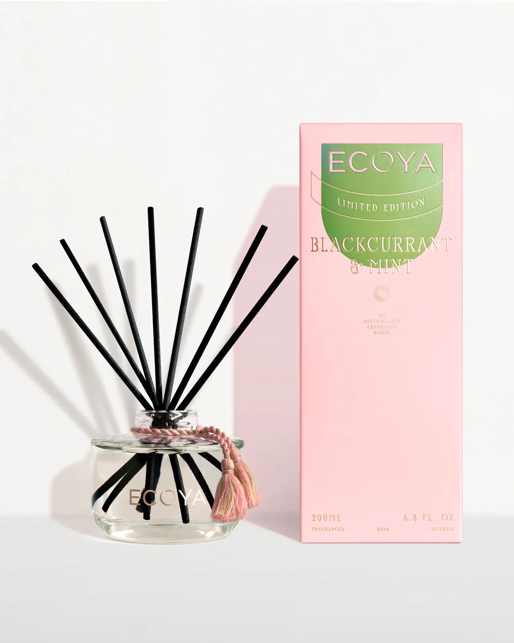 Ecoya Reed Diffuser Blackcurrant & Mint 200ml