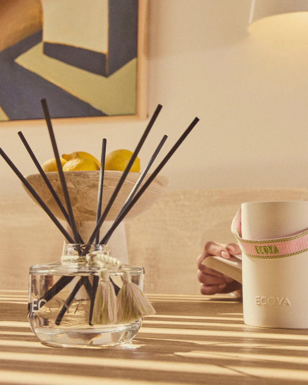 Ecoya Reed Diffuser Blackcurrant & Mint 200ml - Image 2