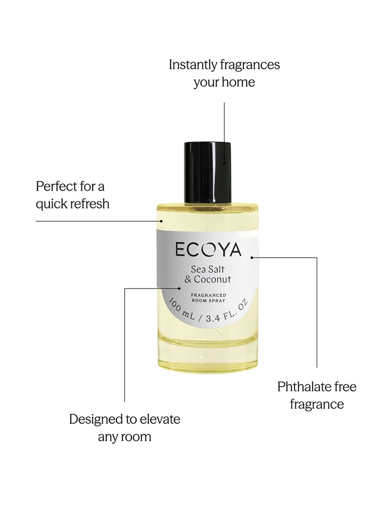 Ecoya Sea Salt & Coconut Room Spray - Image 2