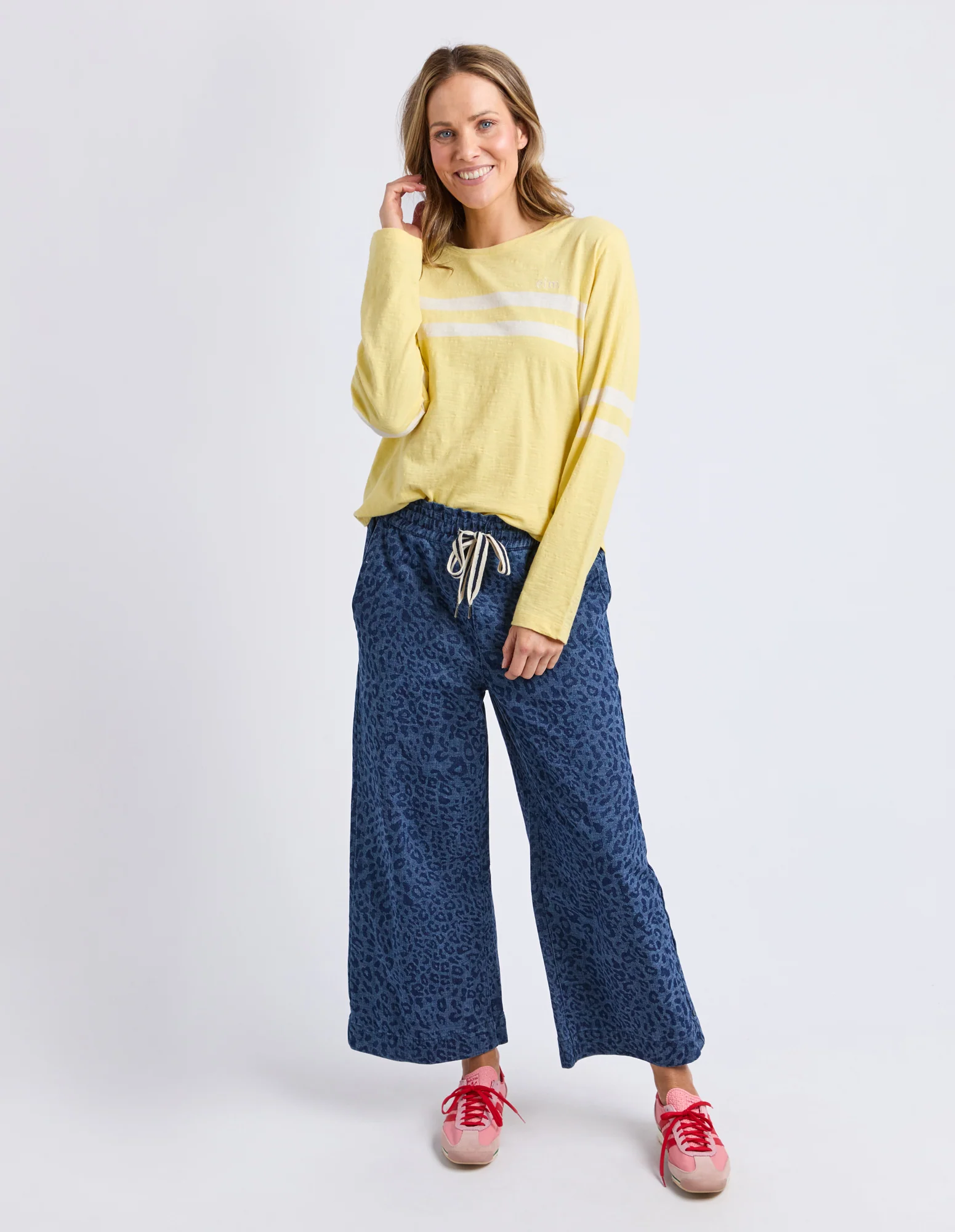 Elm Adora L/S Tee Pale Lemon - Image 4