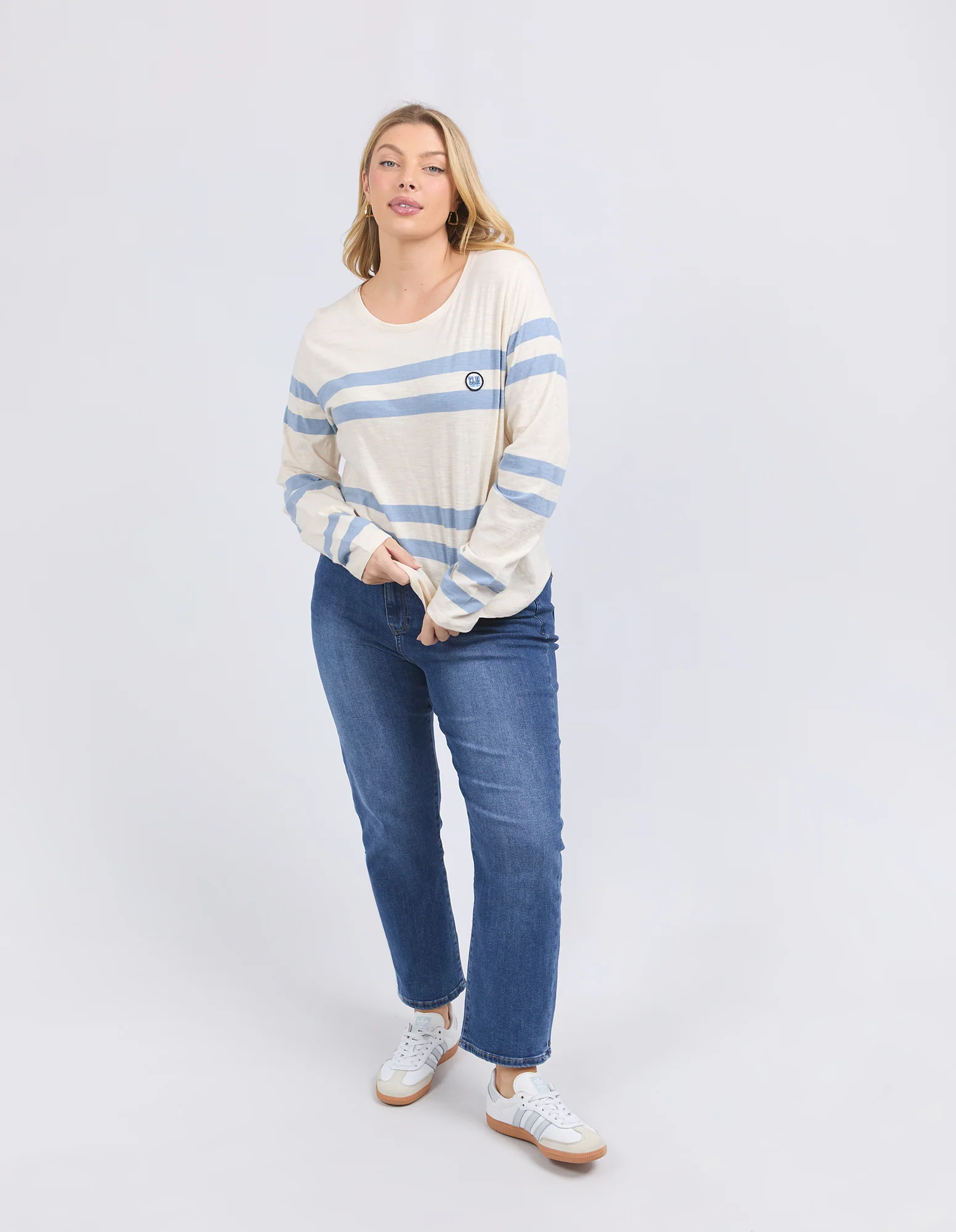 Elm Allegra L/S Tee Marshmallow - Image 4