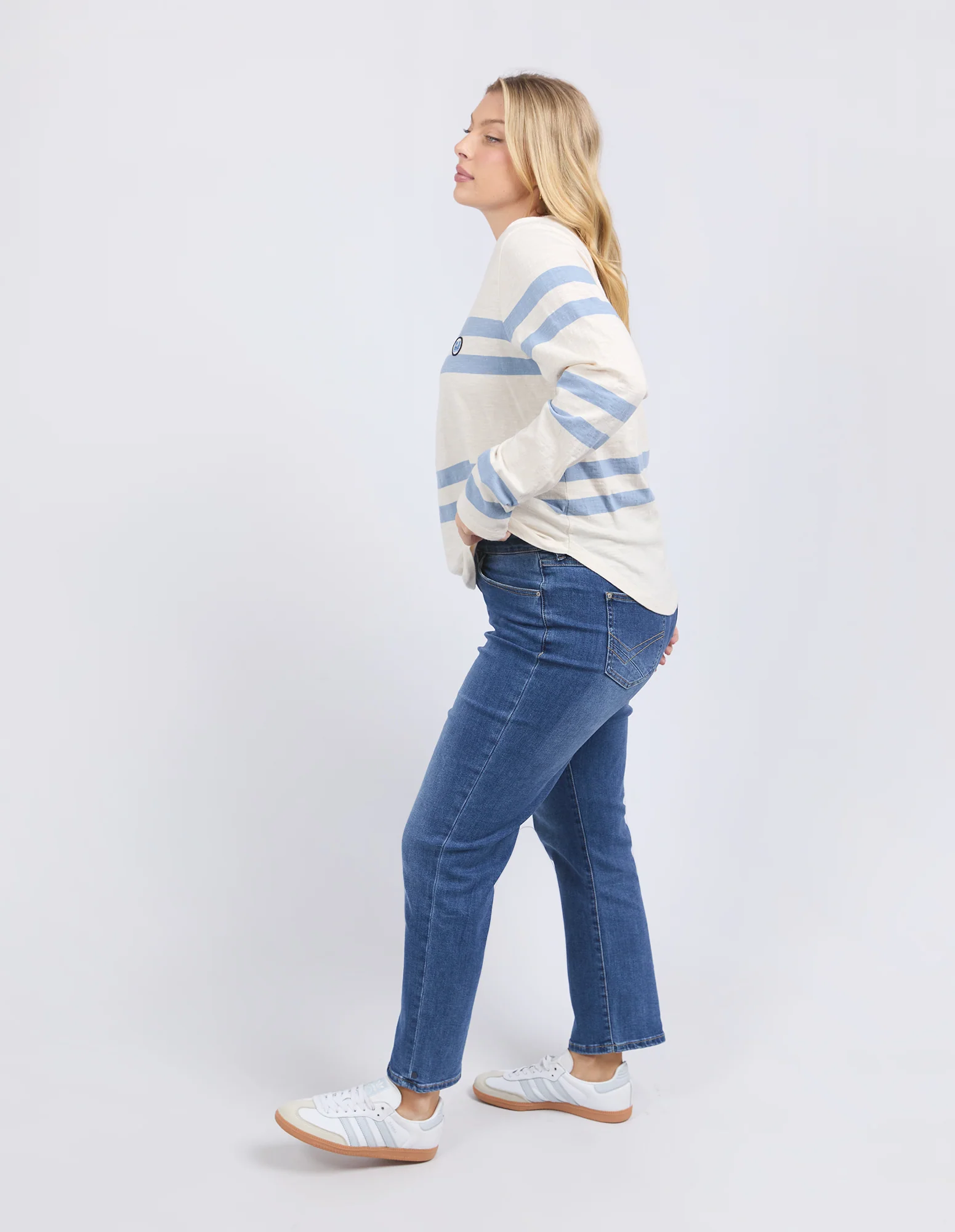 Elm Allegra L/S Tee Marshmallow - Image 5
