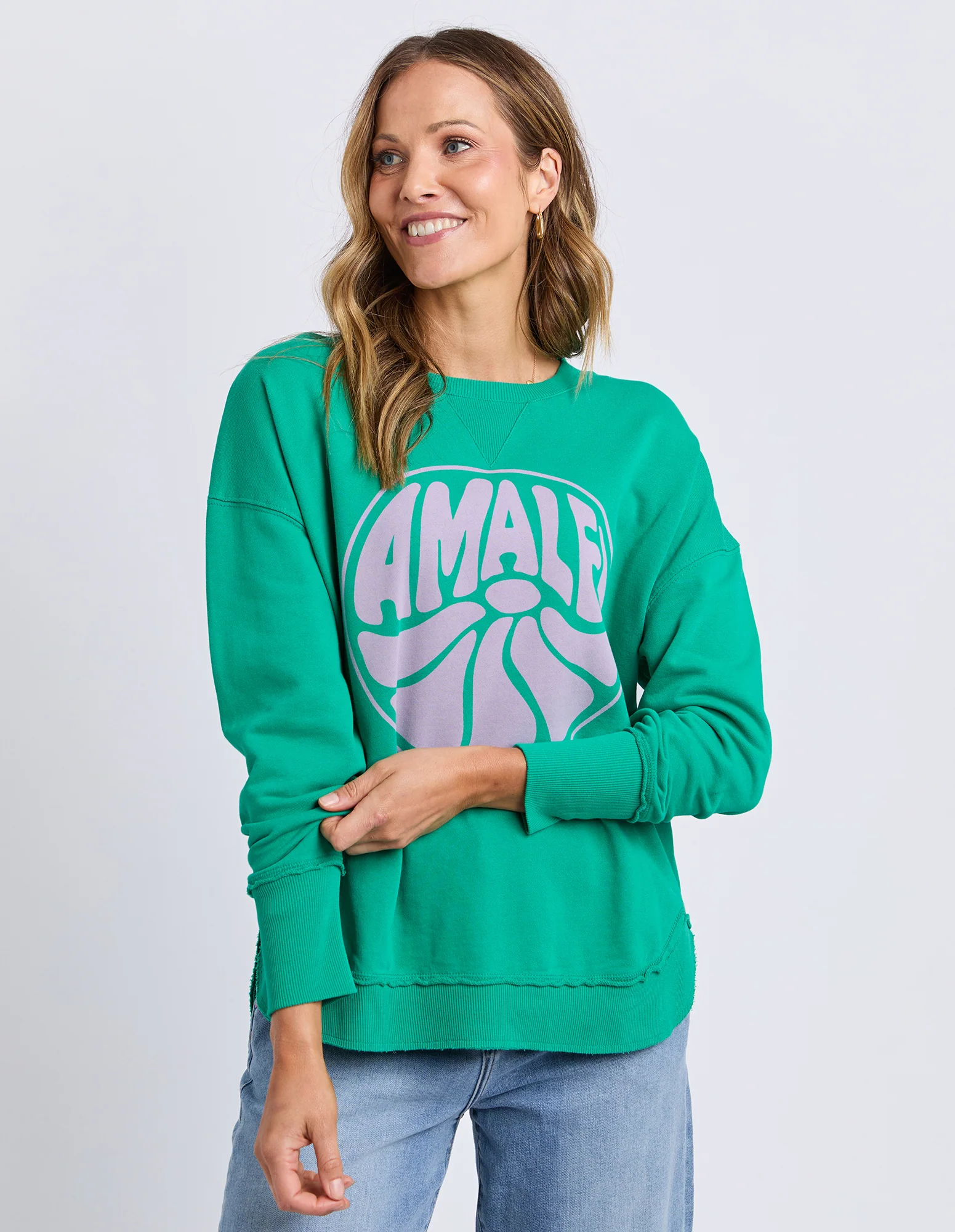 Elm Amalfi Crew Turquoise - Image 3