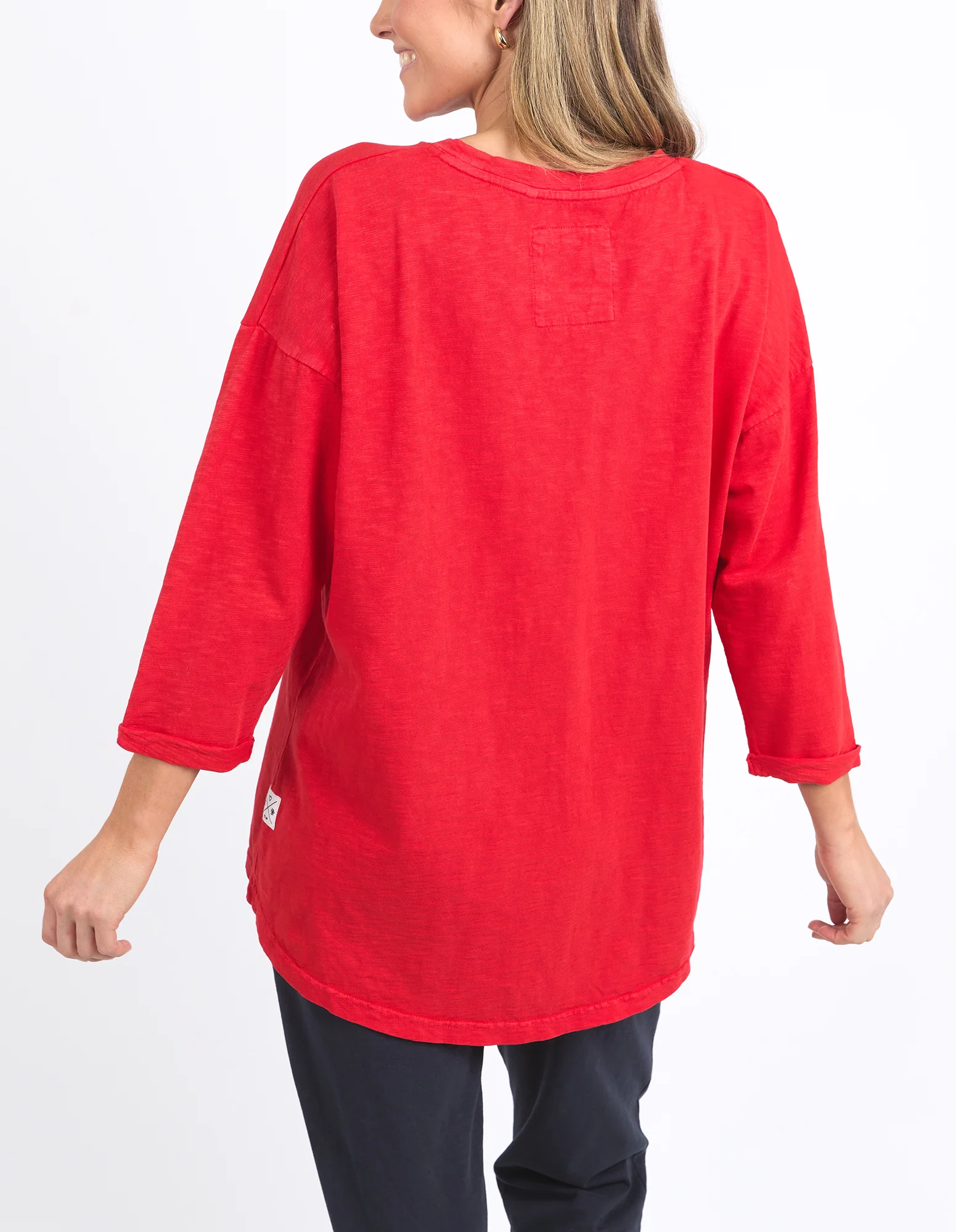 Elm Annie 3/4 Sleeve Tee Poppy - Image 5