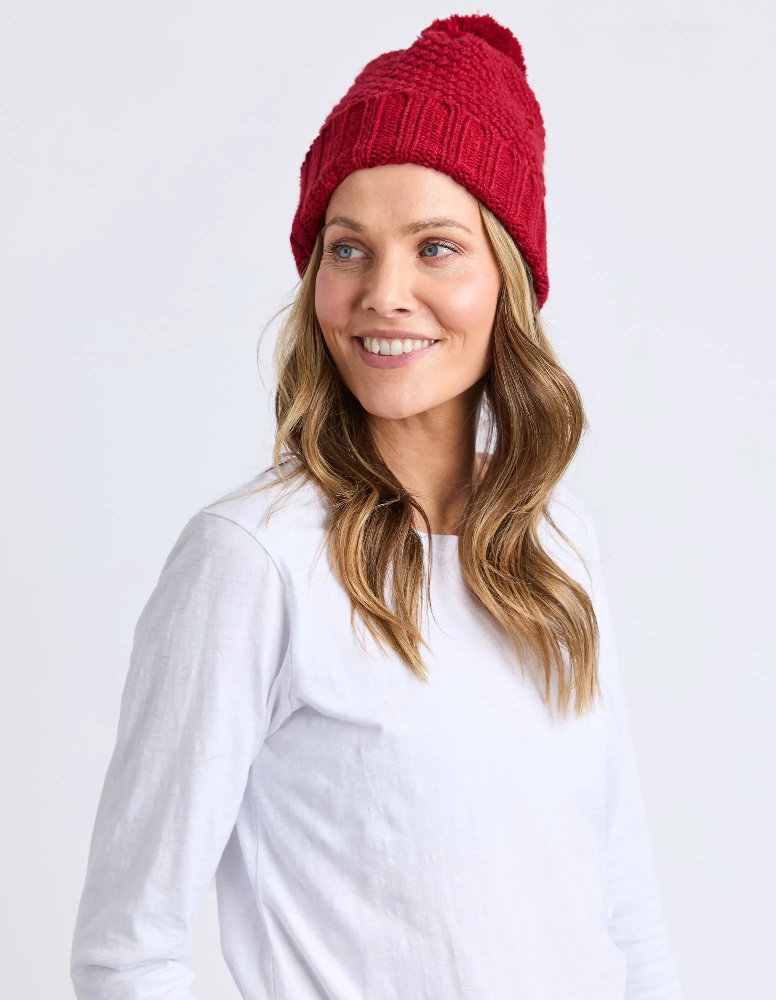 Elm Berry Beanie Cranberry