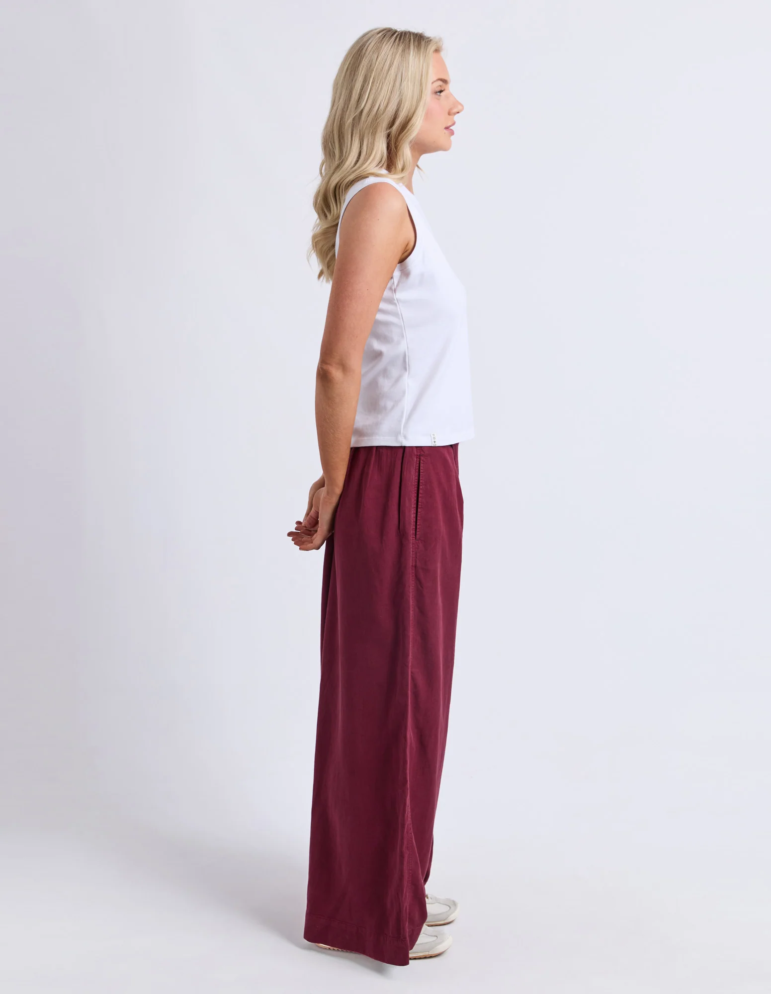 Elm Bliss Culotte Pant Plum - Image 7