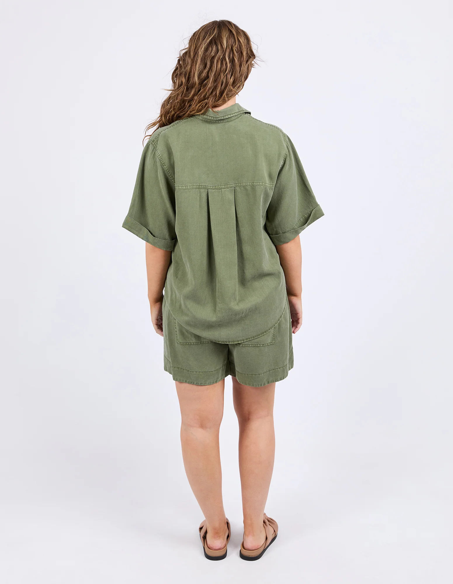 Elm Bliss Washed Shirt Clover - Image 6