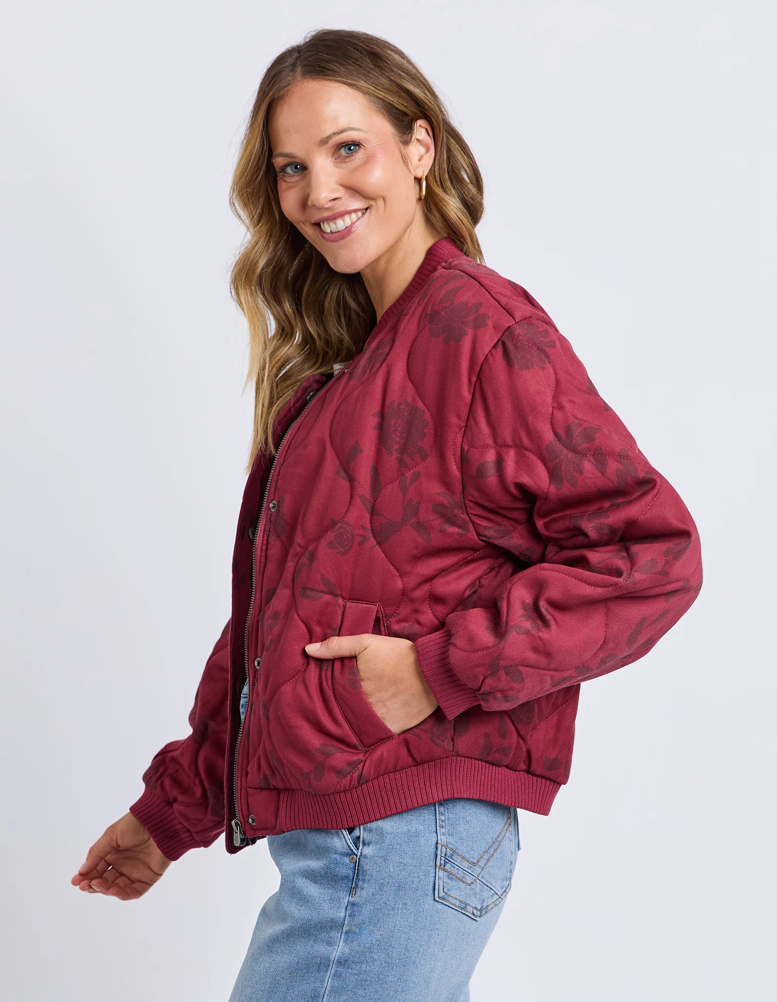Elm Bramble Jacket Plum - Image 11