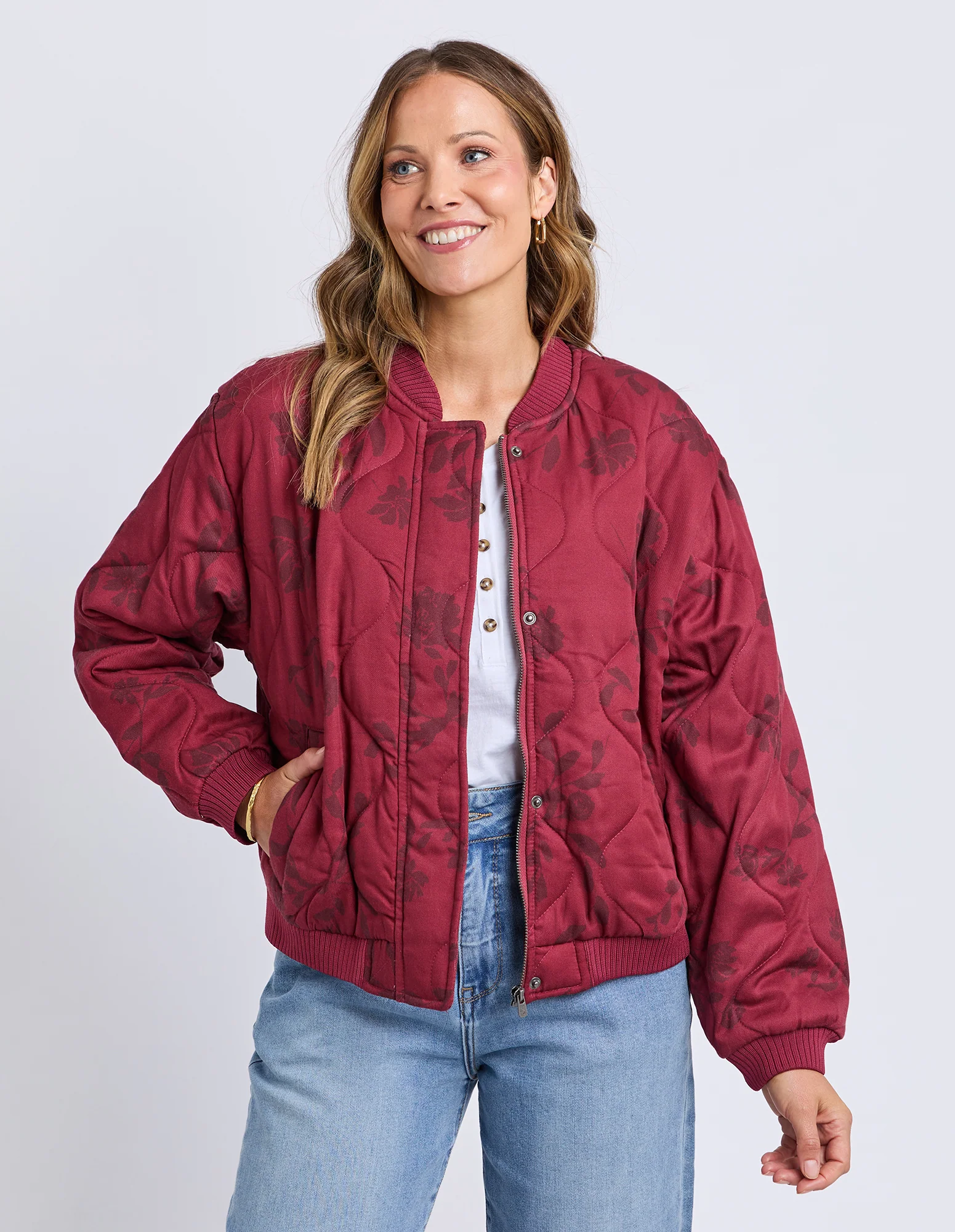 Elm Bramble Jacket Plum - Image 6