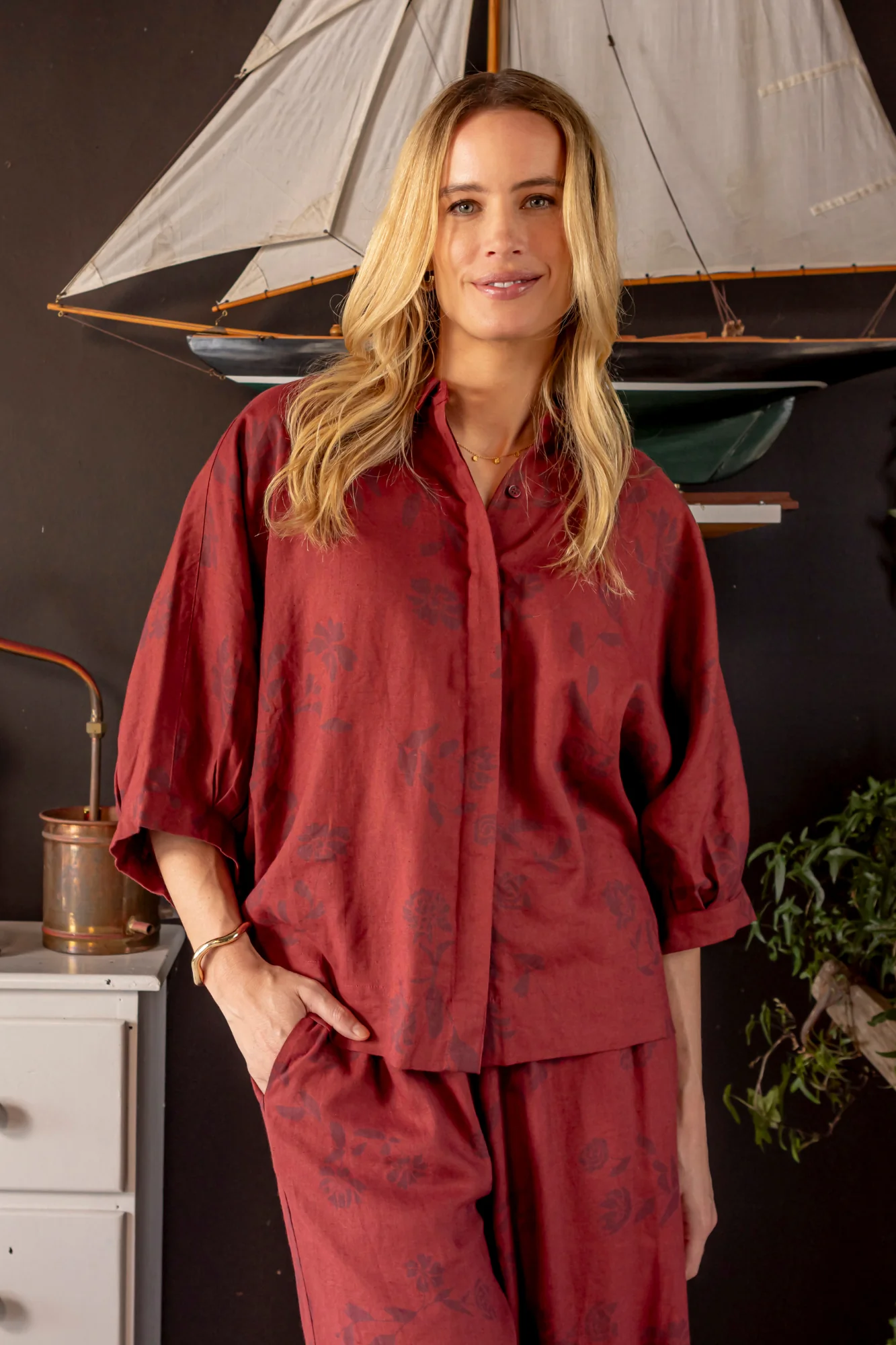Elm Bramble Shirt Plum