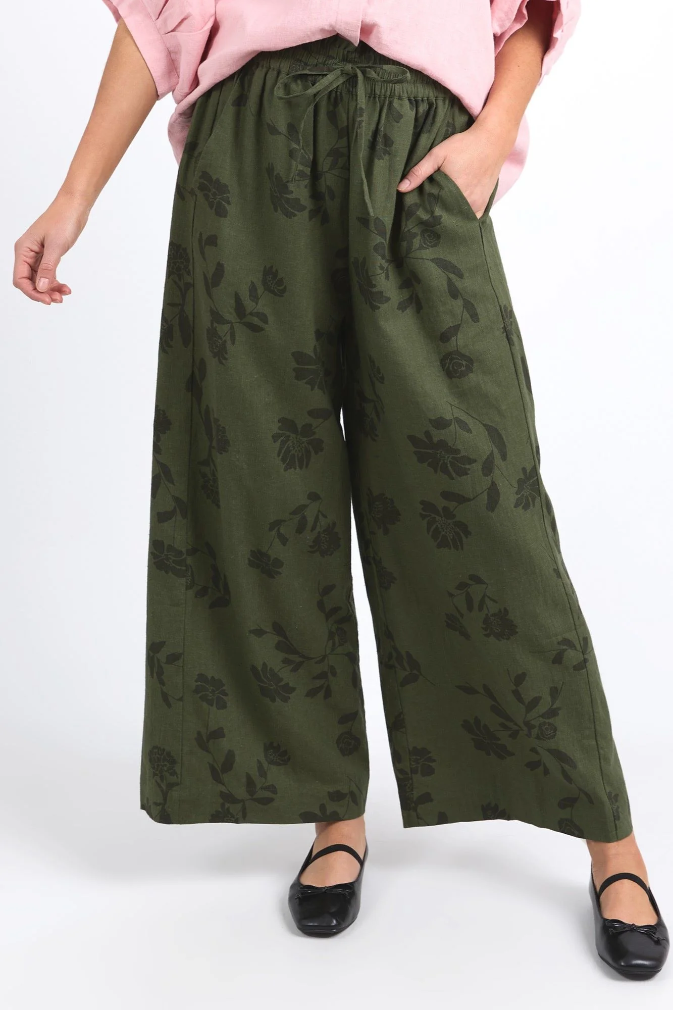 Elm Bramble Wide Leg Pant Bramble Print - Image 2