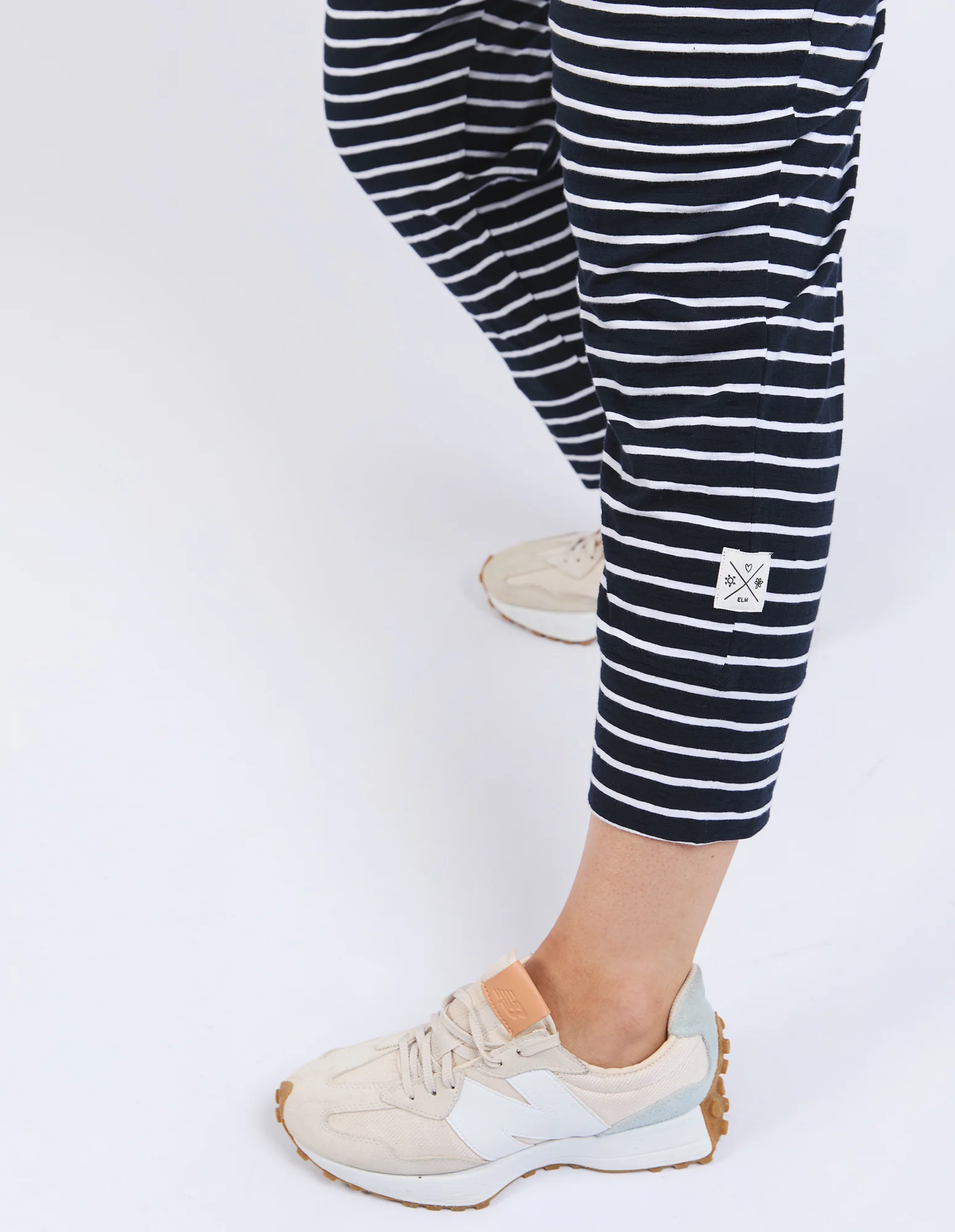 Elm Brunch Pant Navy & White Stripe - Image 6