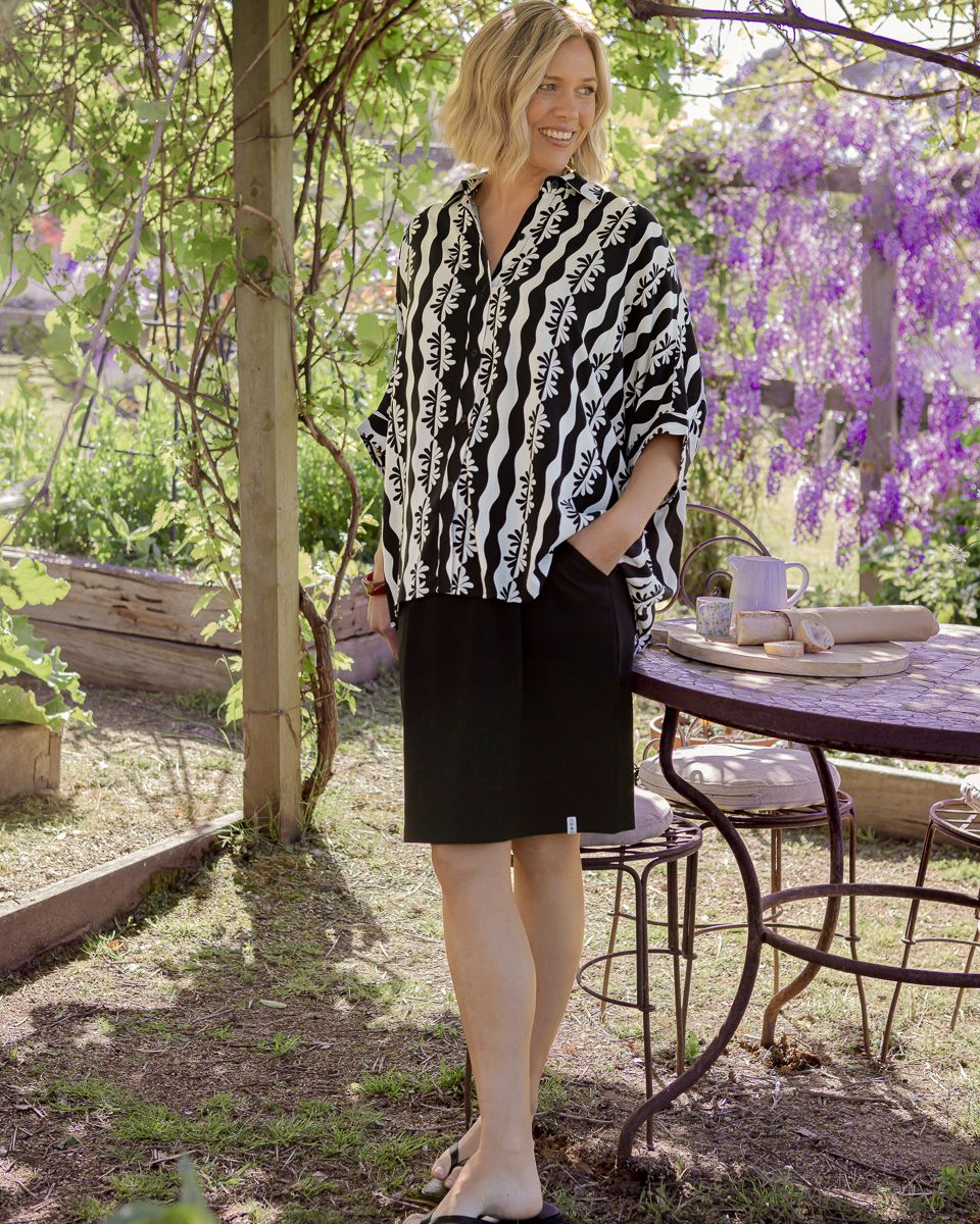 Elm Casa Shirt Black