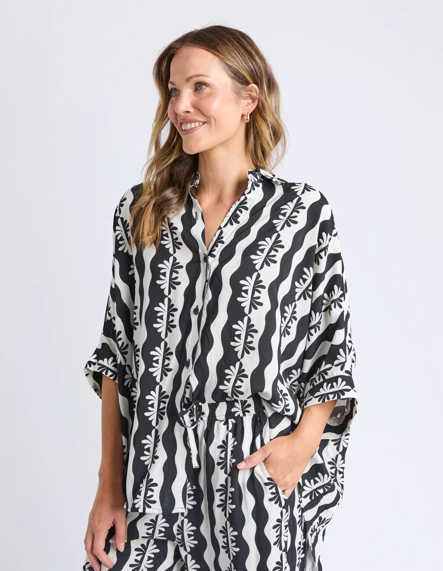 Elm Casa Shirt Black - Image 6
