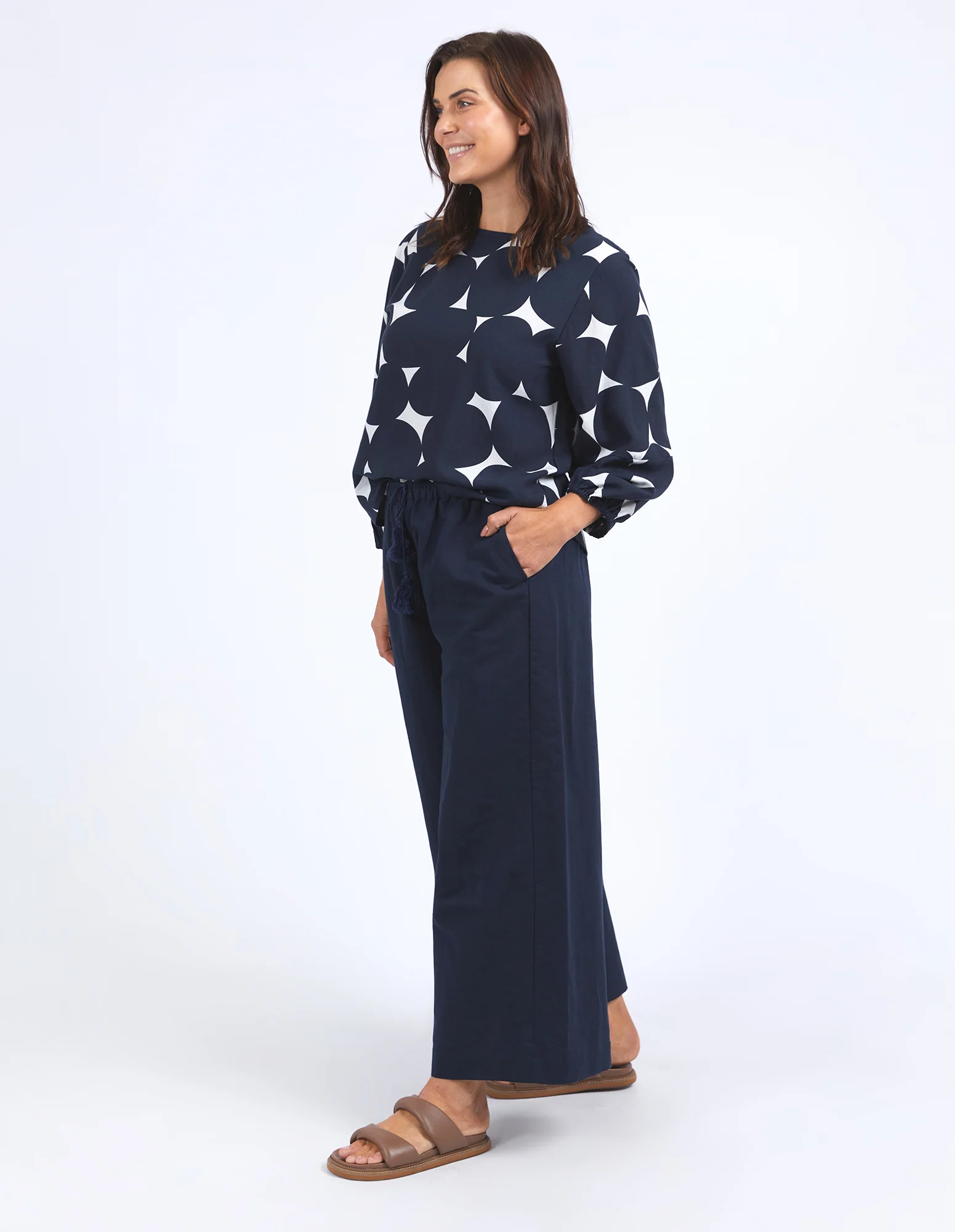 Elm Demi Spot Top Spot Print - Image 5