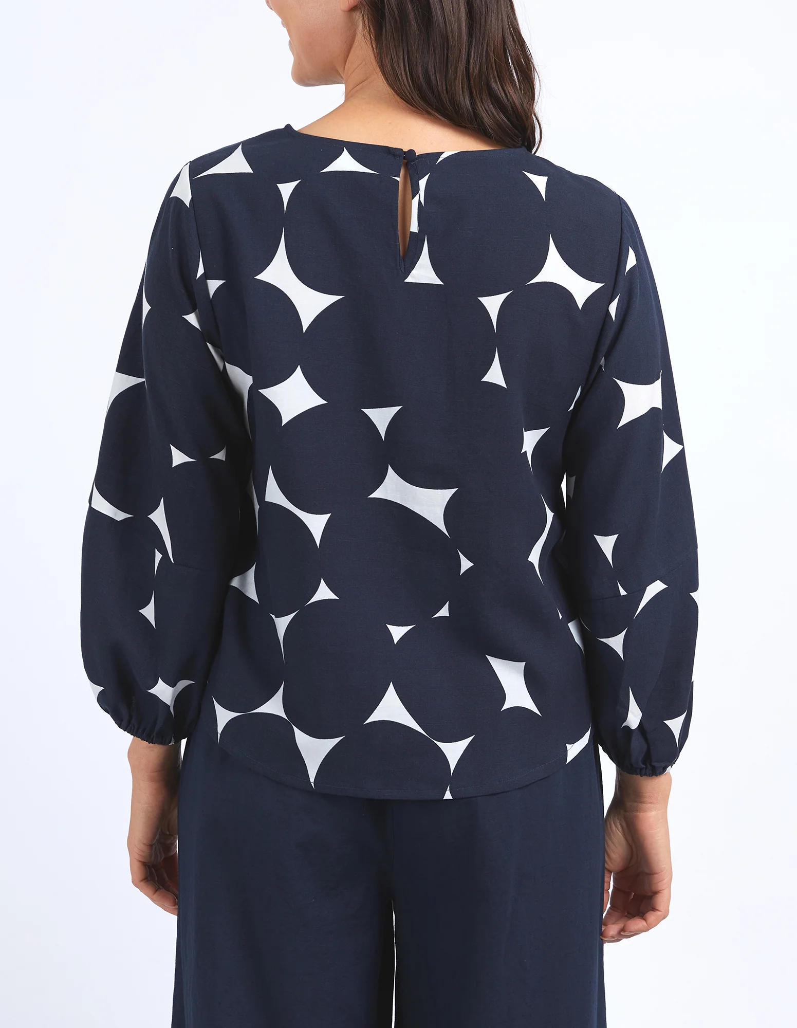 Elm Demi Spot Top Spot Print - Image 6