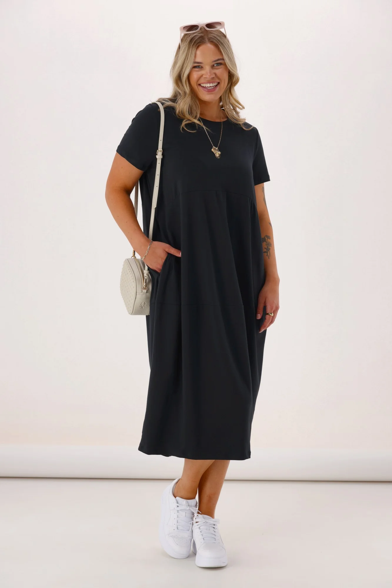 Elm Diana S/S Dress Black - Image 3