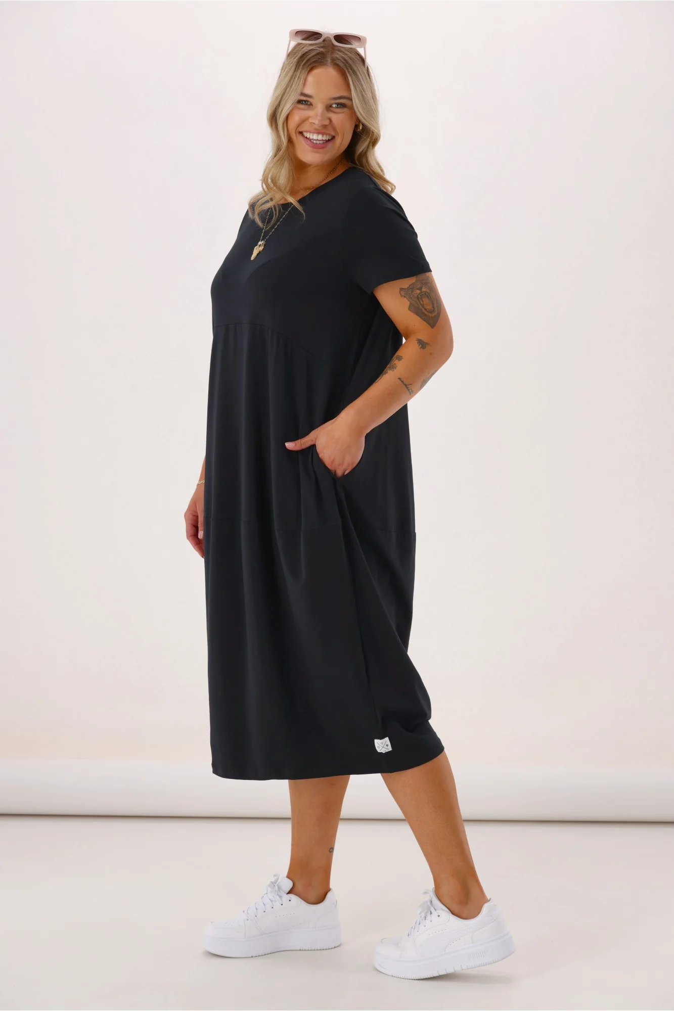 Elm Diana S/S Dress Black - Image 5