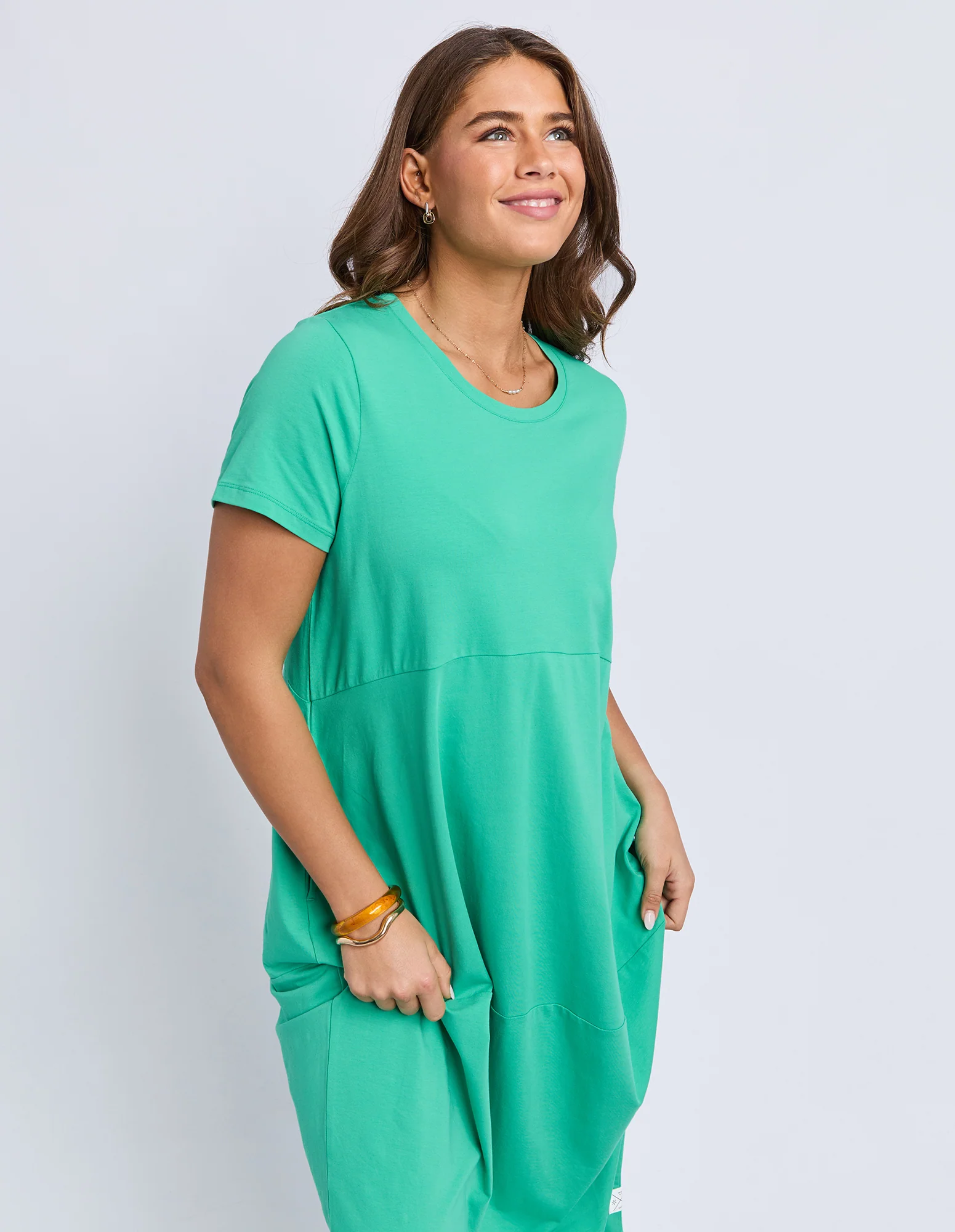 Elm Diana S/S Dress GumDrop Green - Image 2