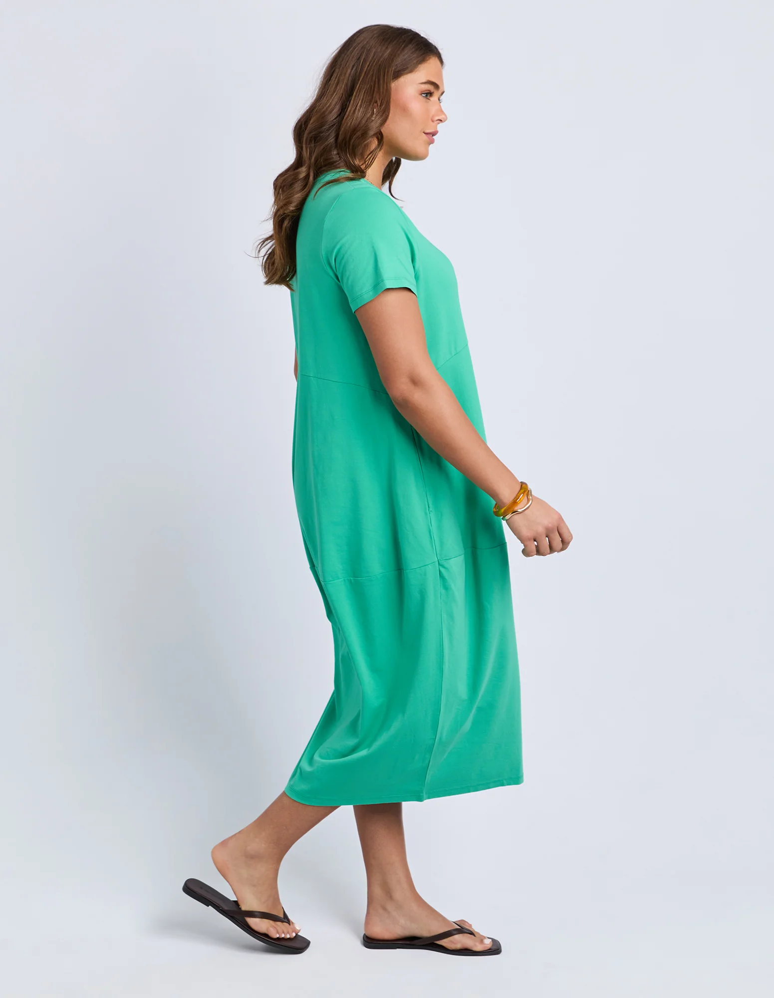 Elm Diana S/S Dress GumDrop Green - Image 4