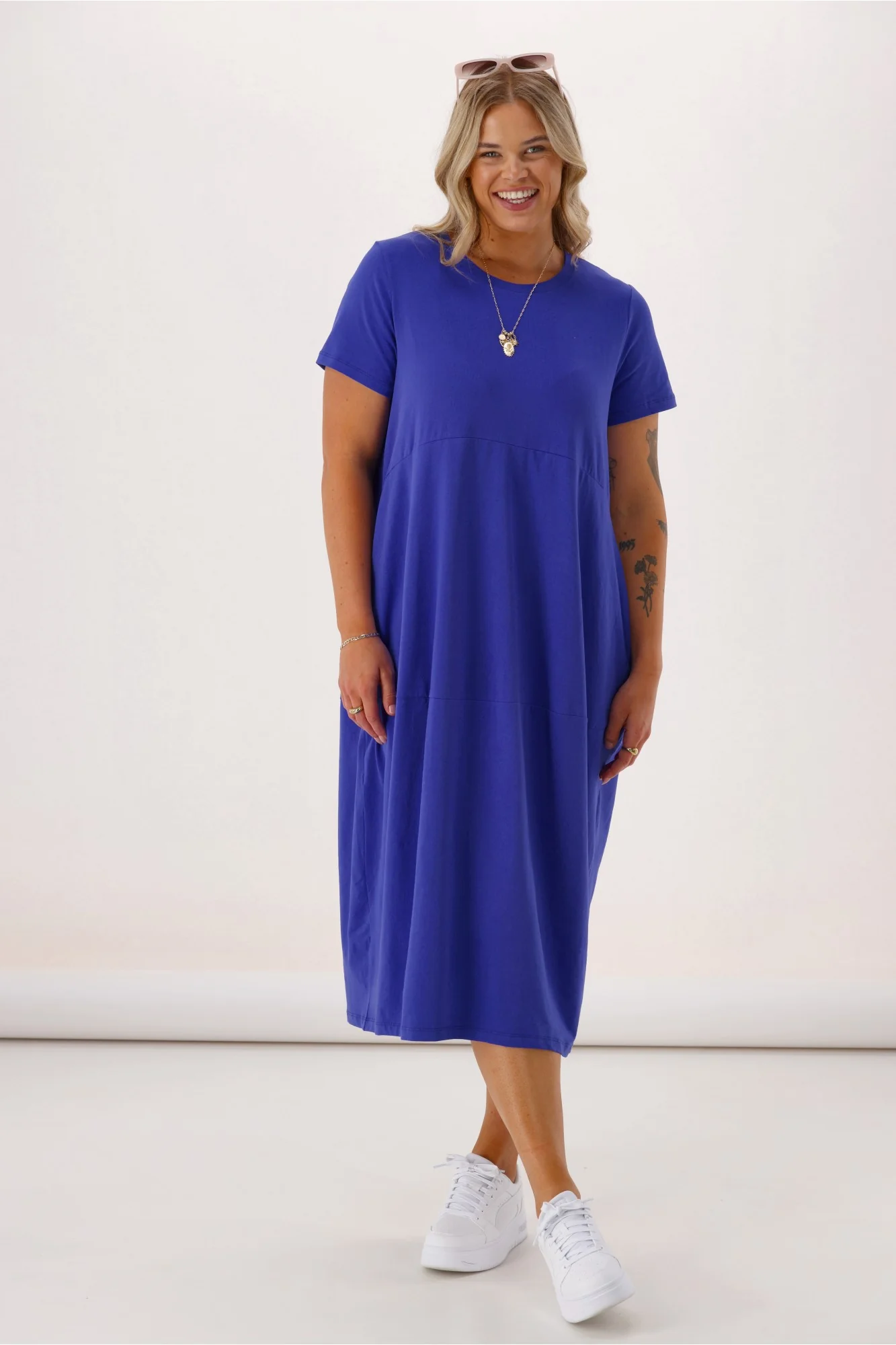 Elm Diana S/S Dress Ocean - Image 3