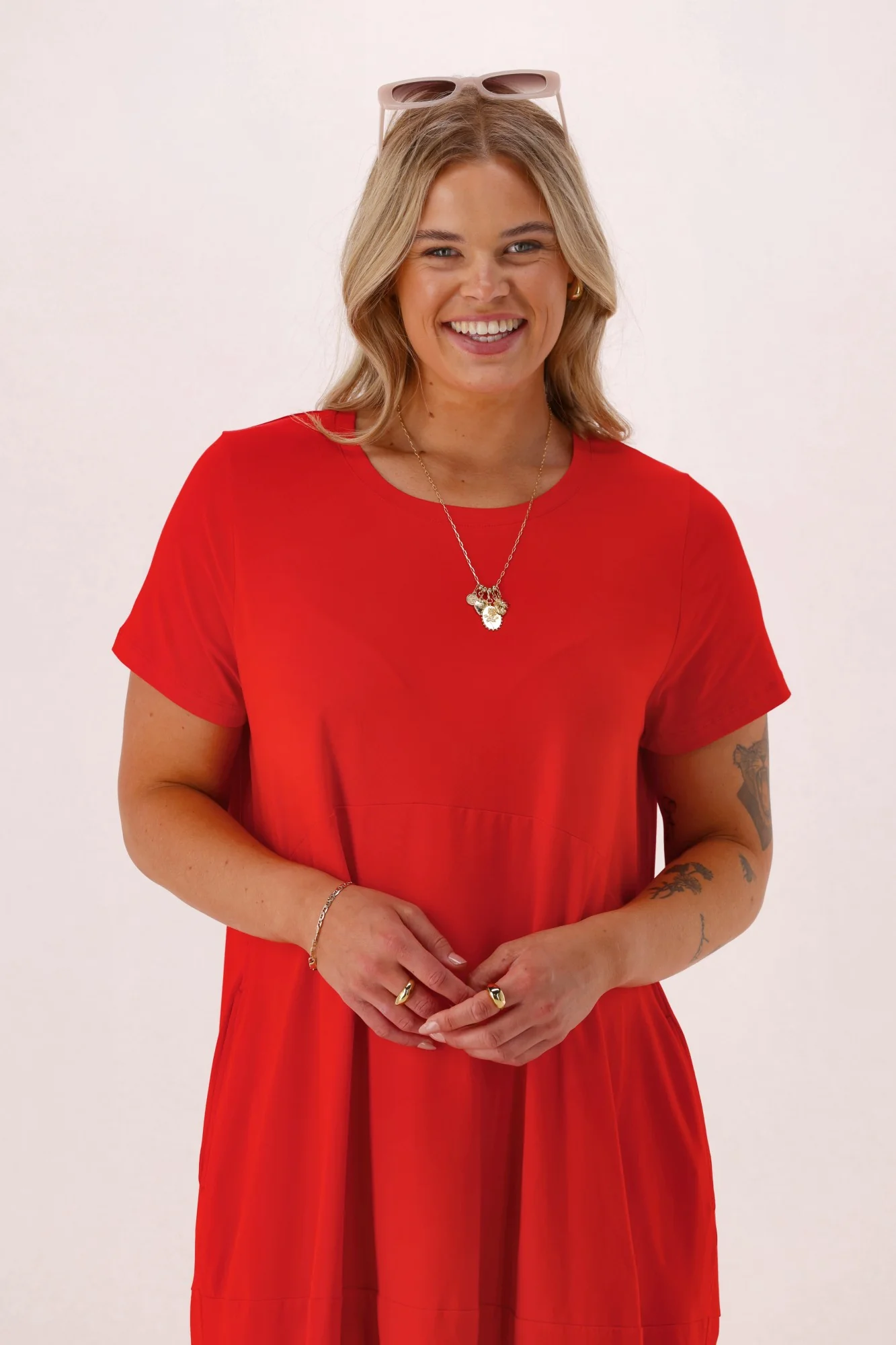 Elm Diana S/S Dress Poppy - Image 2