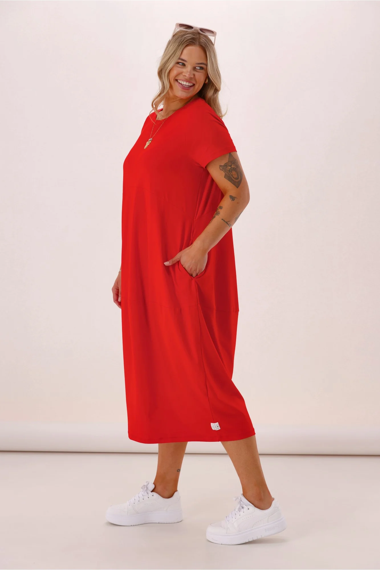 Elm Diana S/S Dress Poppy - Image 5