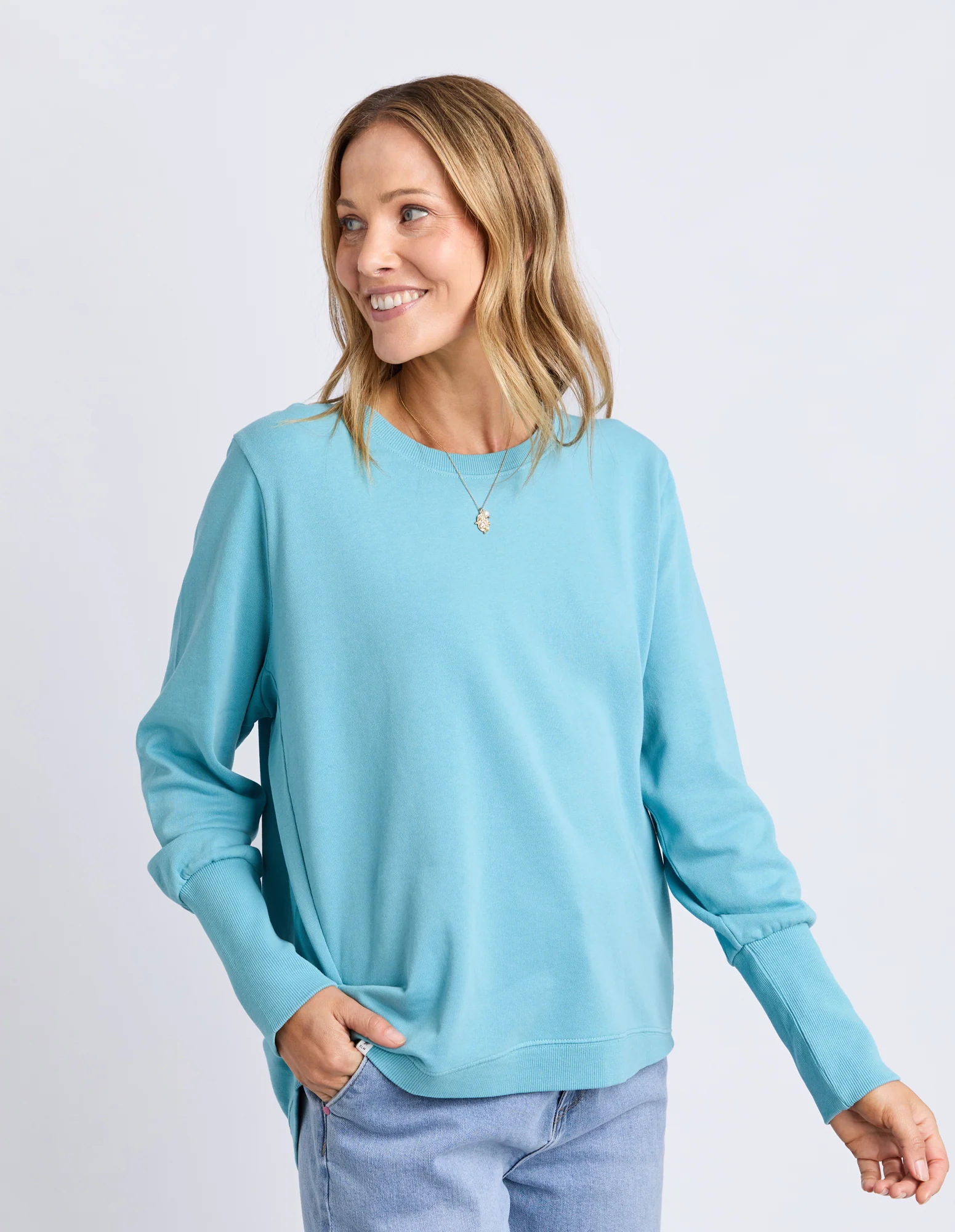 Elm Divine Crew Bright Blue - Image 3