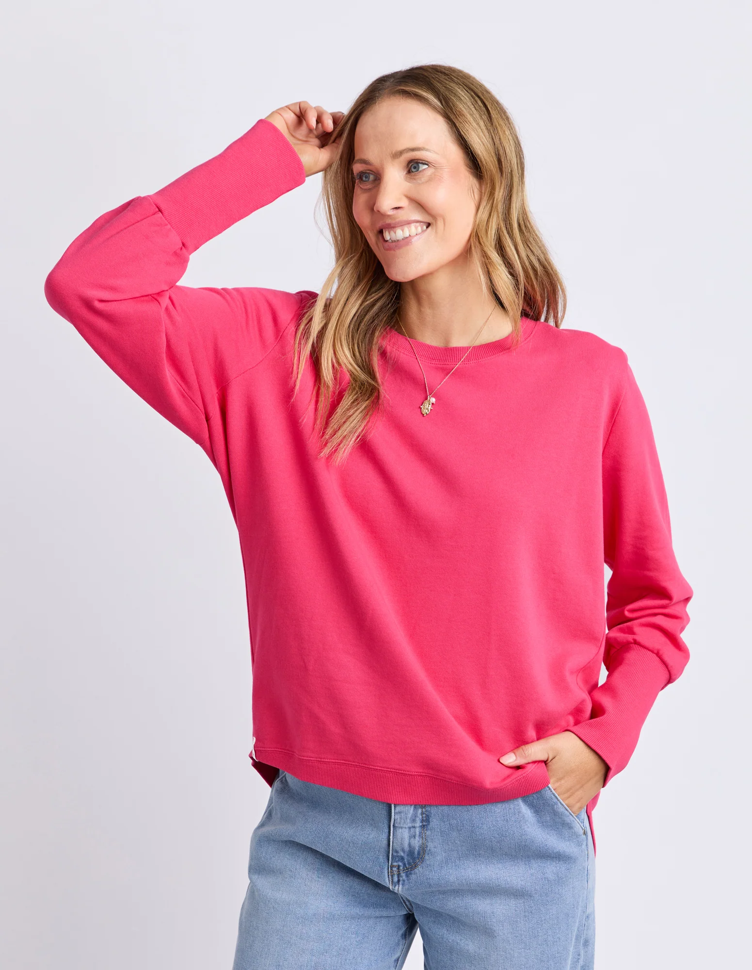 Elm Divine Crew Dark Pink