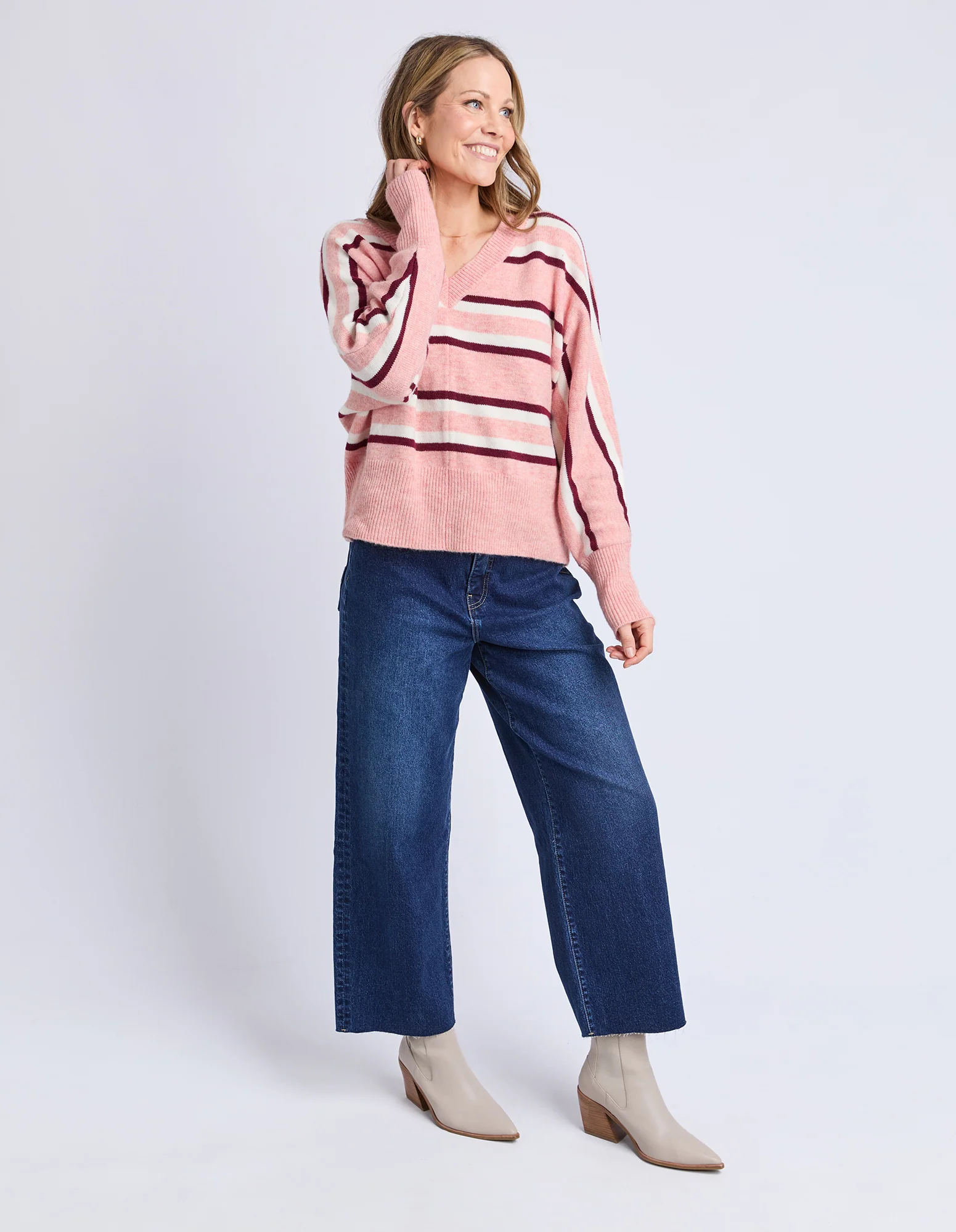 Elm Elsa Knit Rose Stripe - Image 8