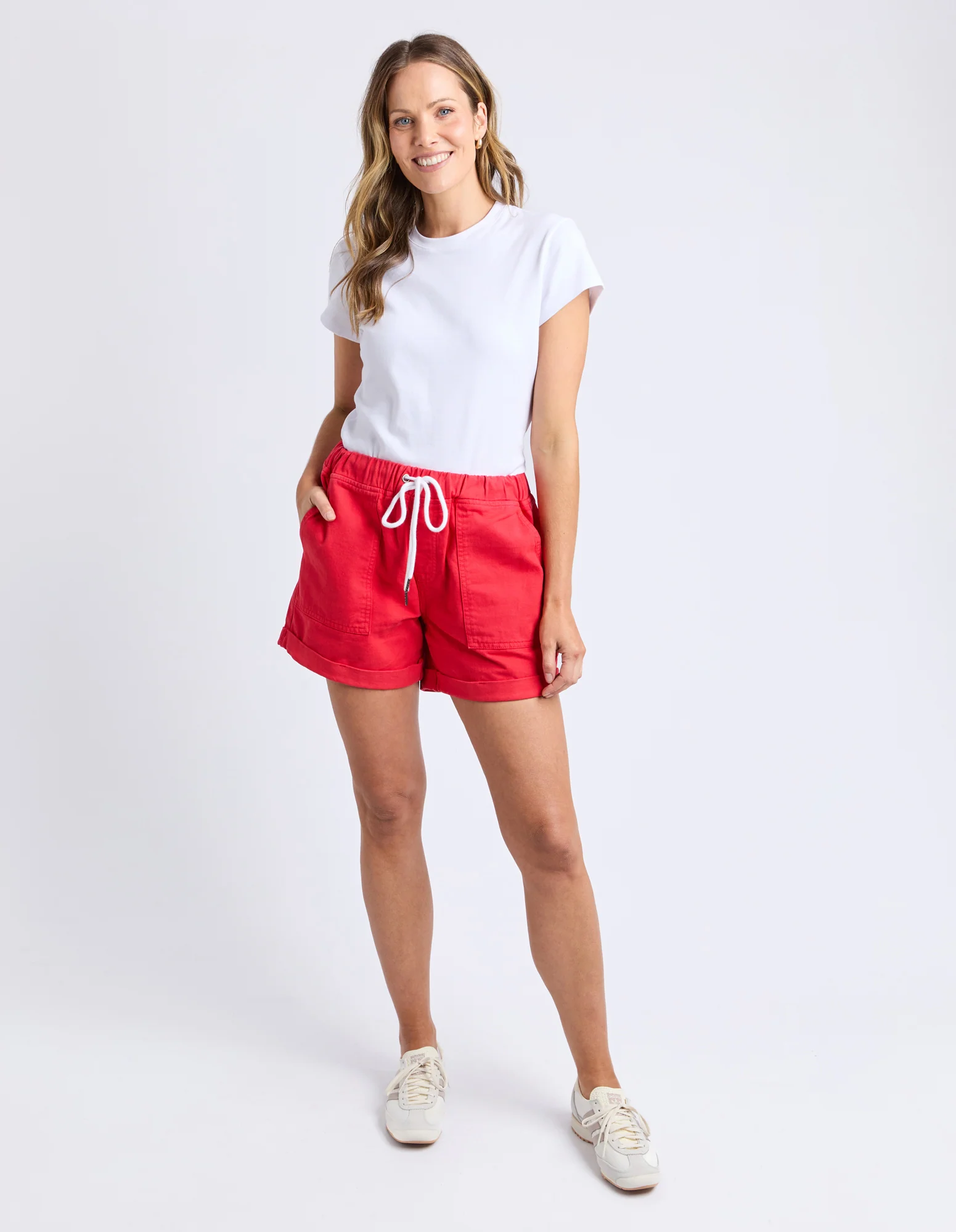 Elm Emma Relaxed Short Poppy - Image 4