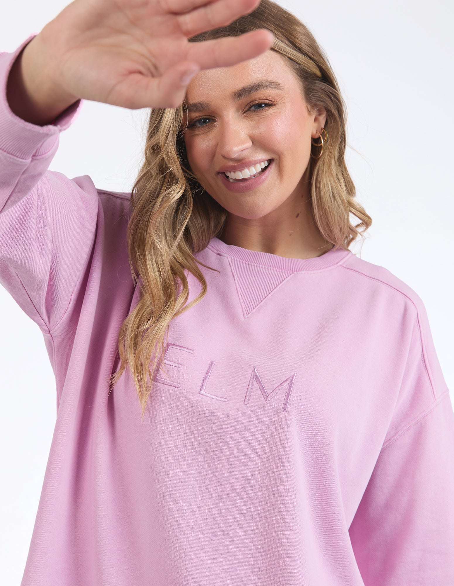 Elm Established Crew Peony Pink - Image 3