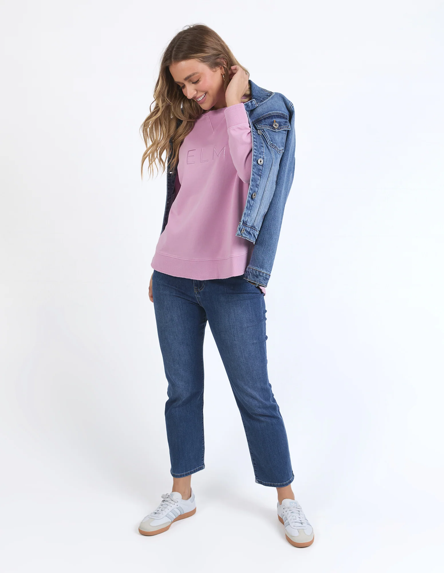 Elm Established Crew Peony Pink - Image 4