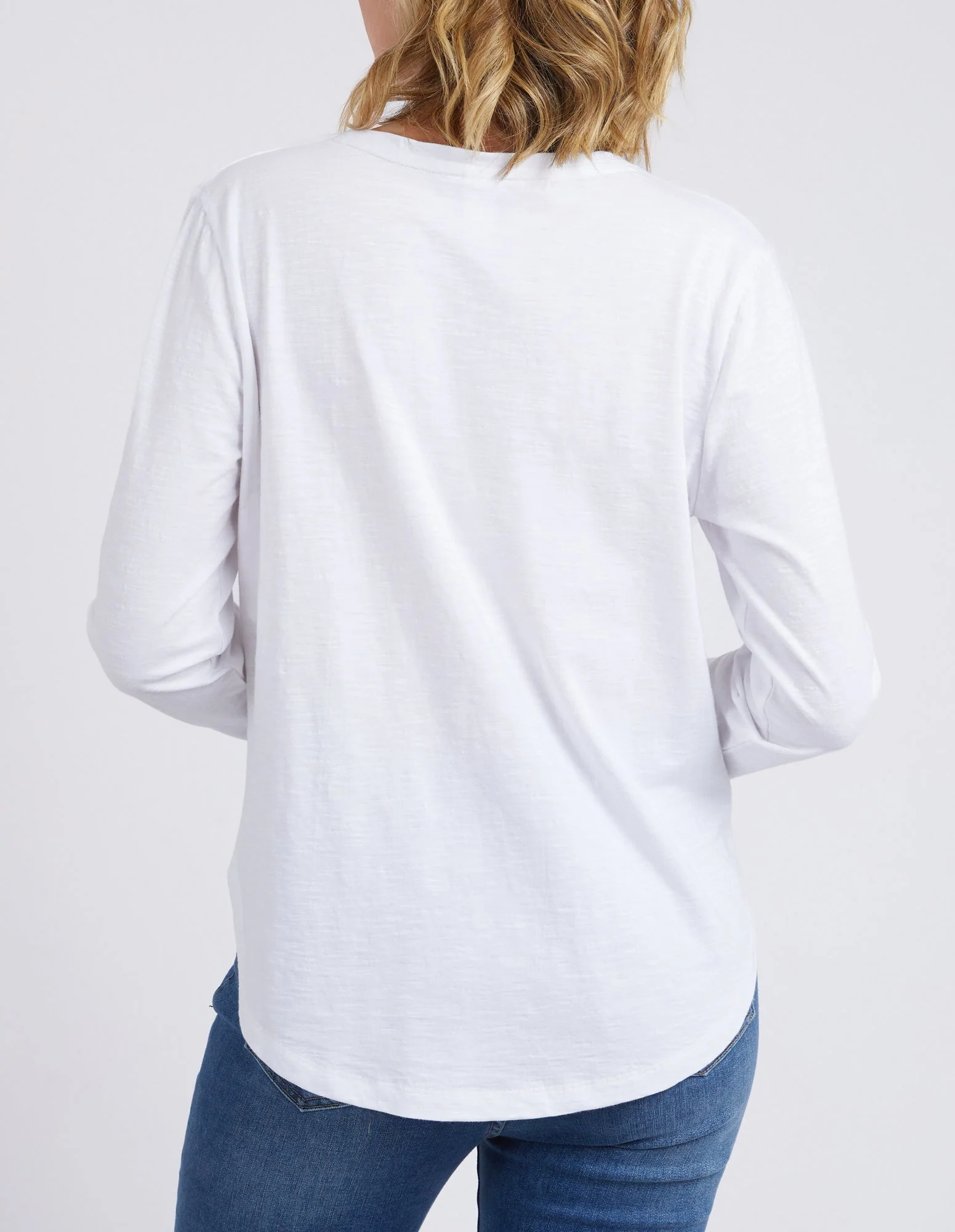 Elm Everyday L/S Tee White - Image 7