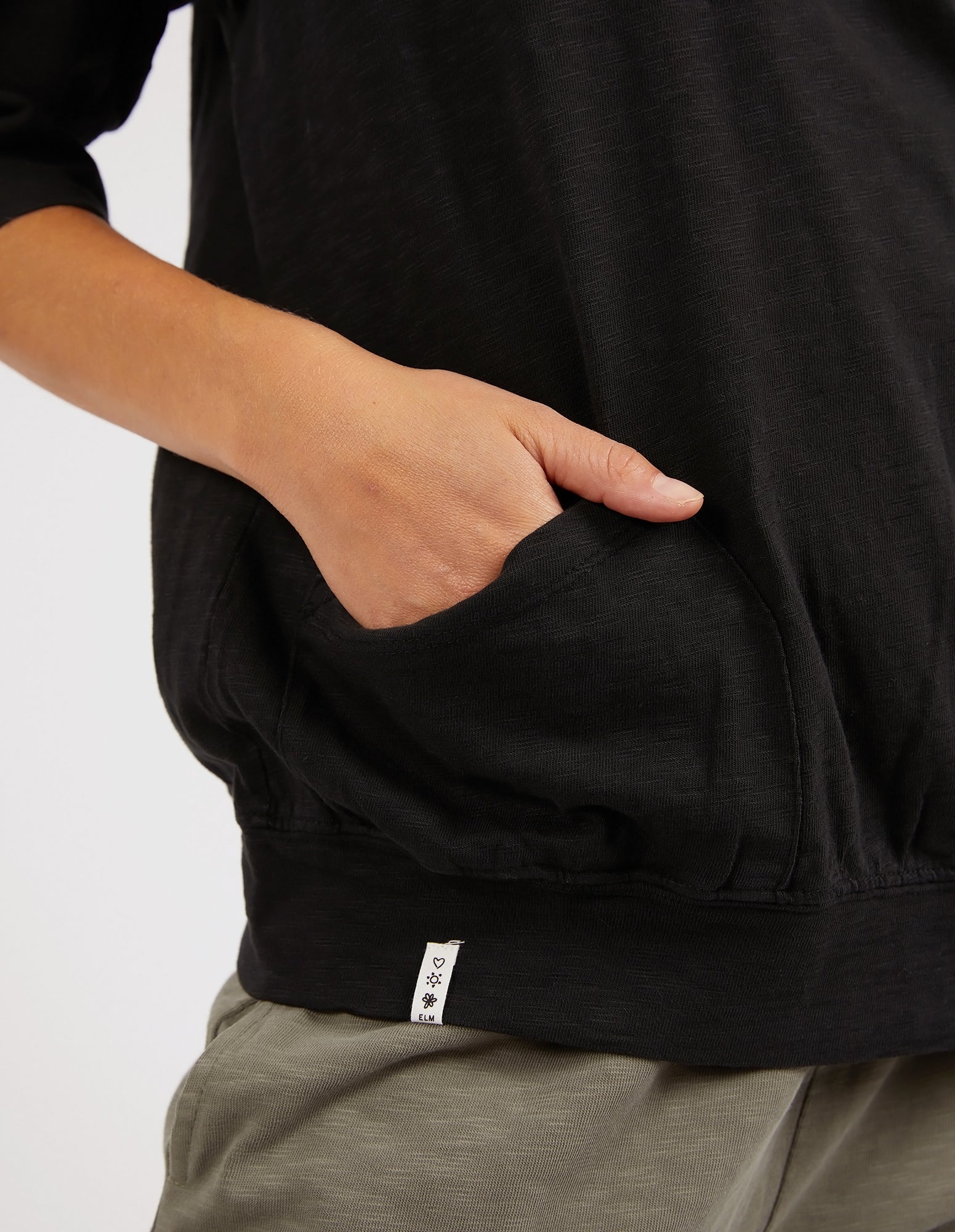 Elm Fundamental Mazie Sweat Black - Image 4