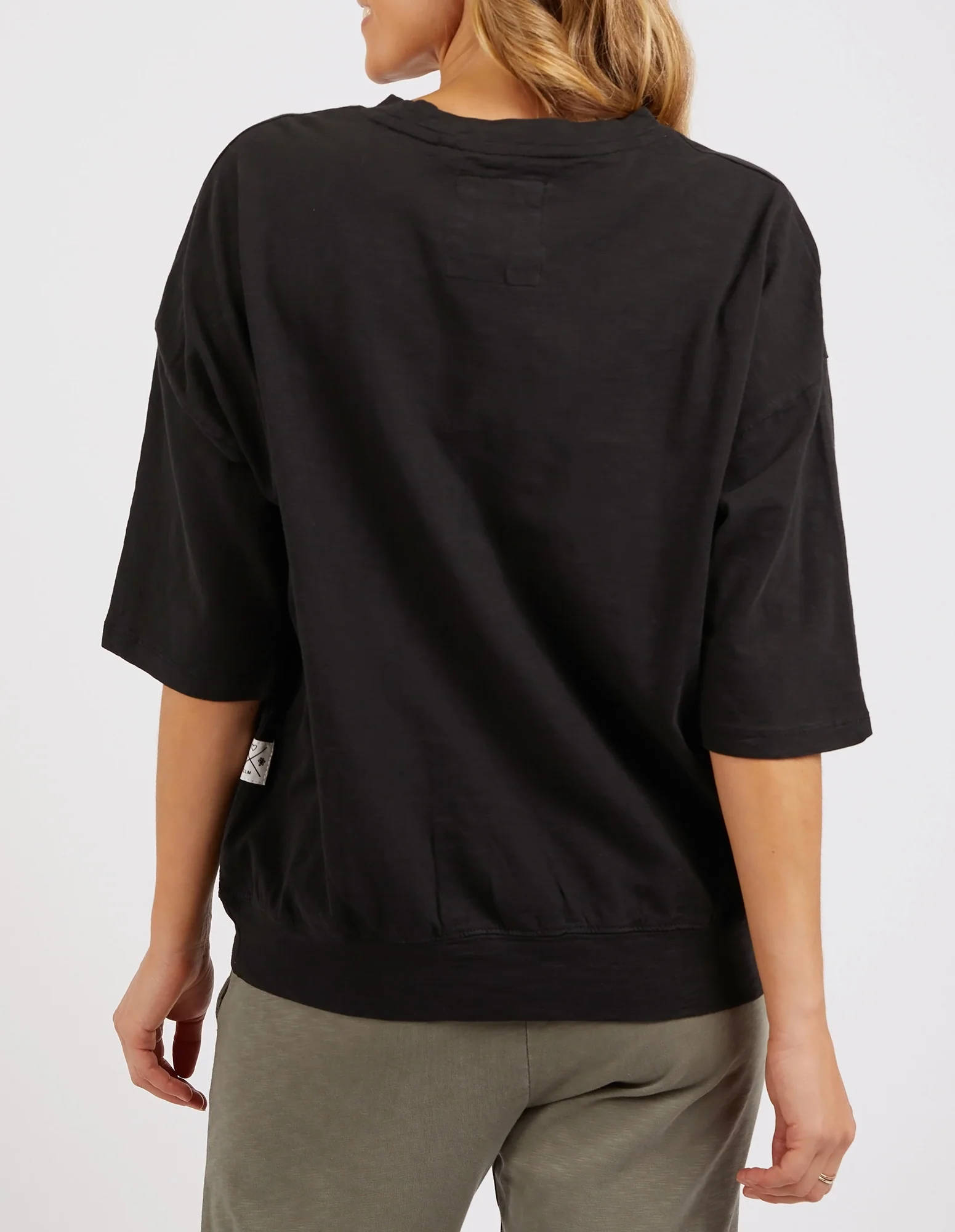 Elm Fundamental Mazie Sweat Black - Image 5