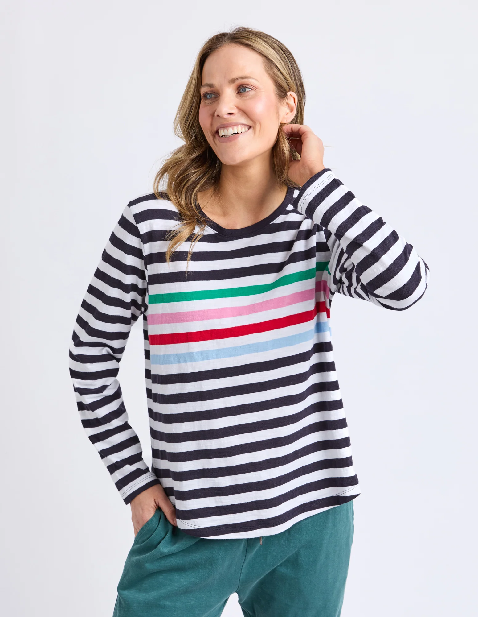 Elm Harmony L/S Tee Stripe