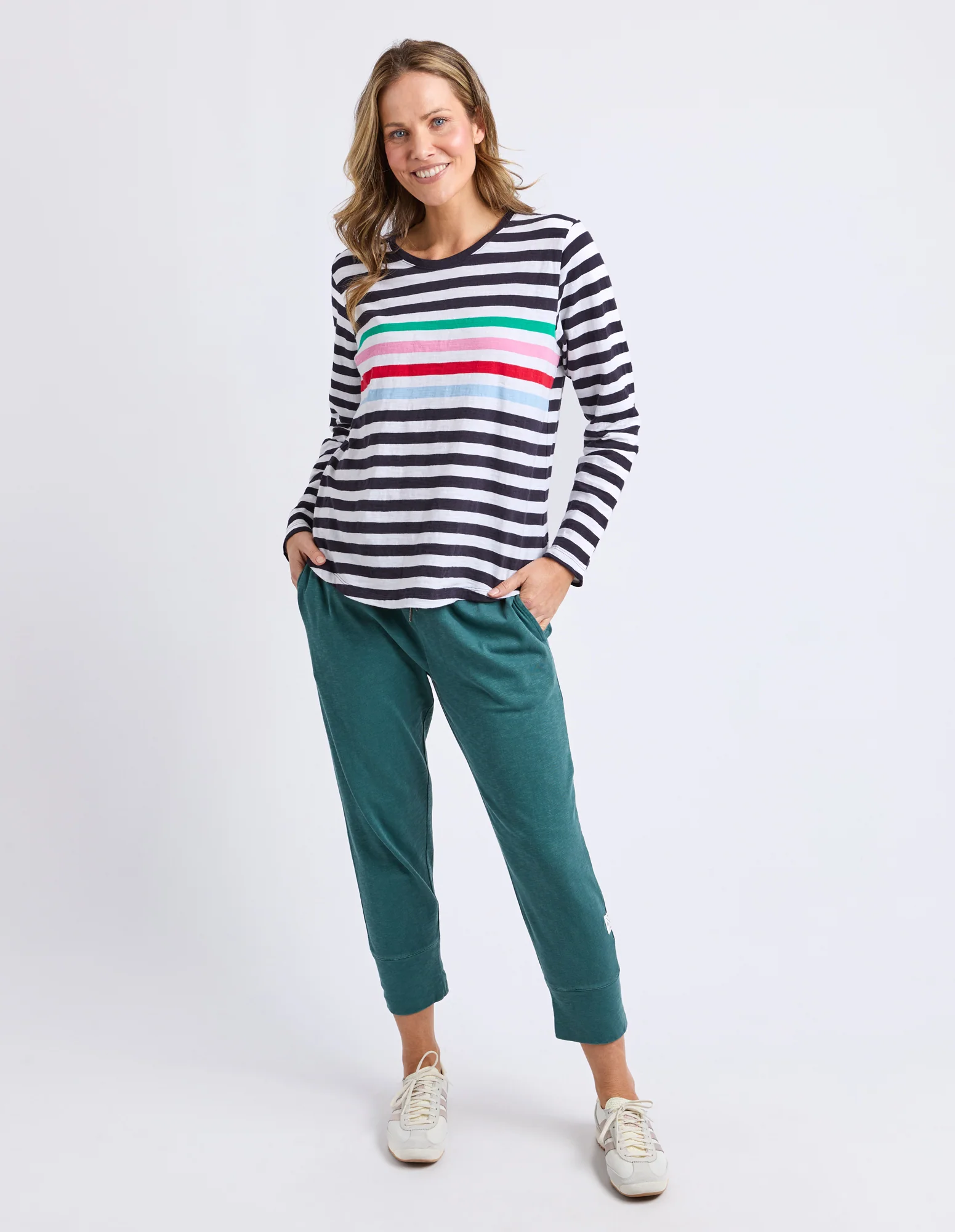 Elm Harmony L/S Tee Stripe - Image 4