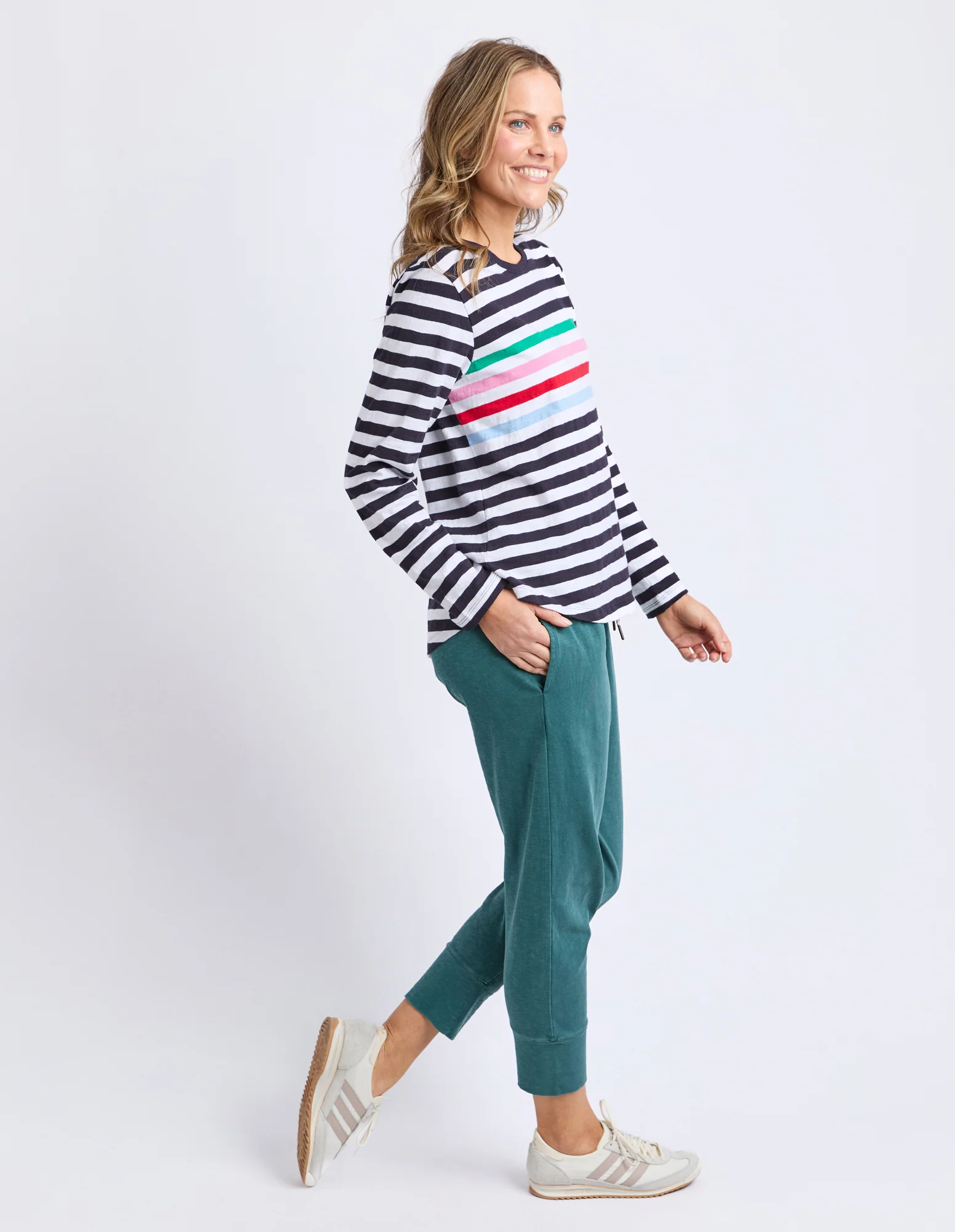 Elm Harmony L/S Tee Stripe - Image 5