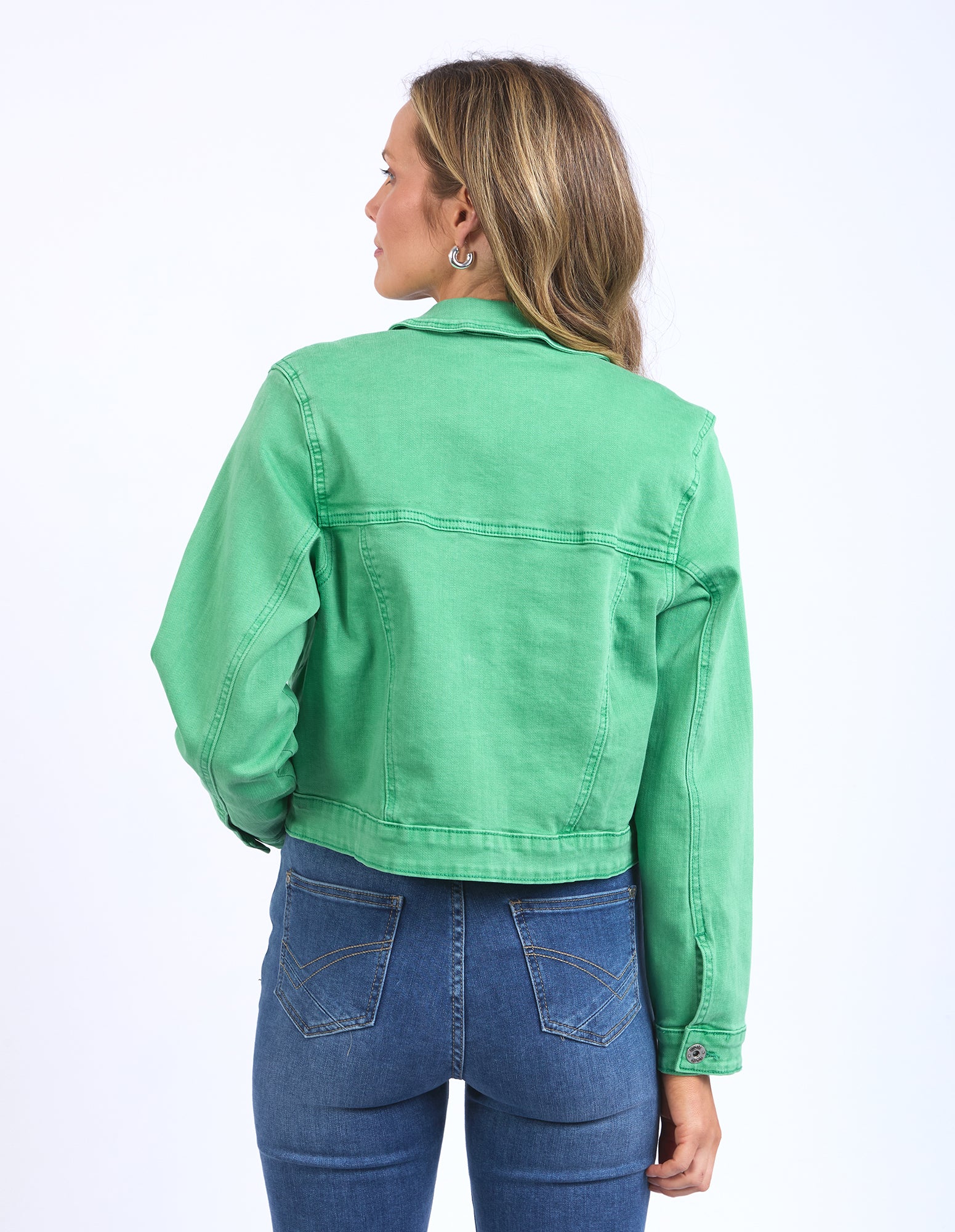 Elm Hazel Denim Jacket Greenbriar - Image 5