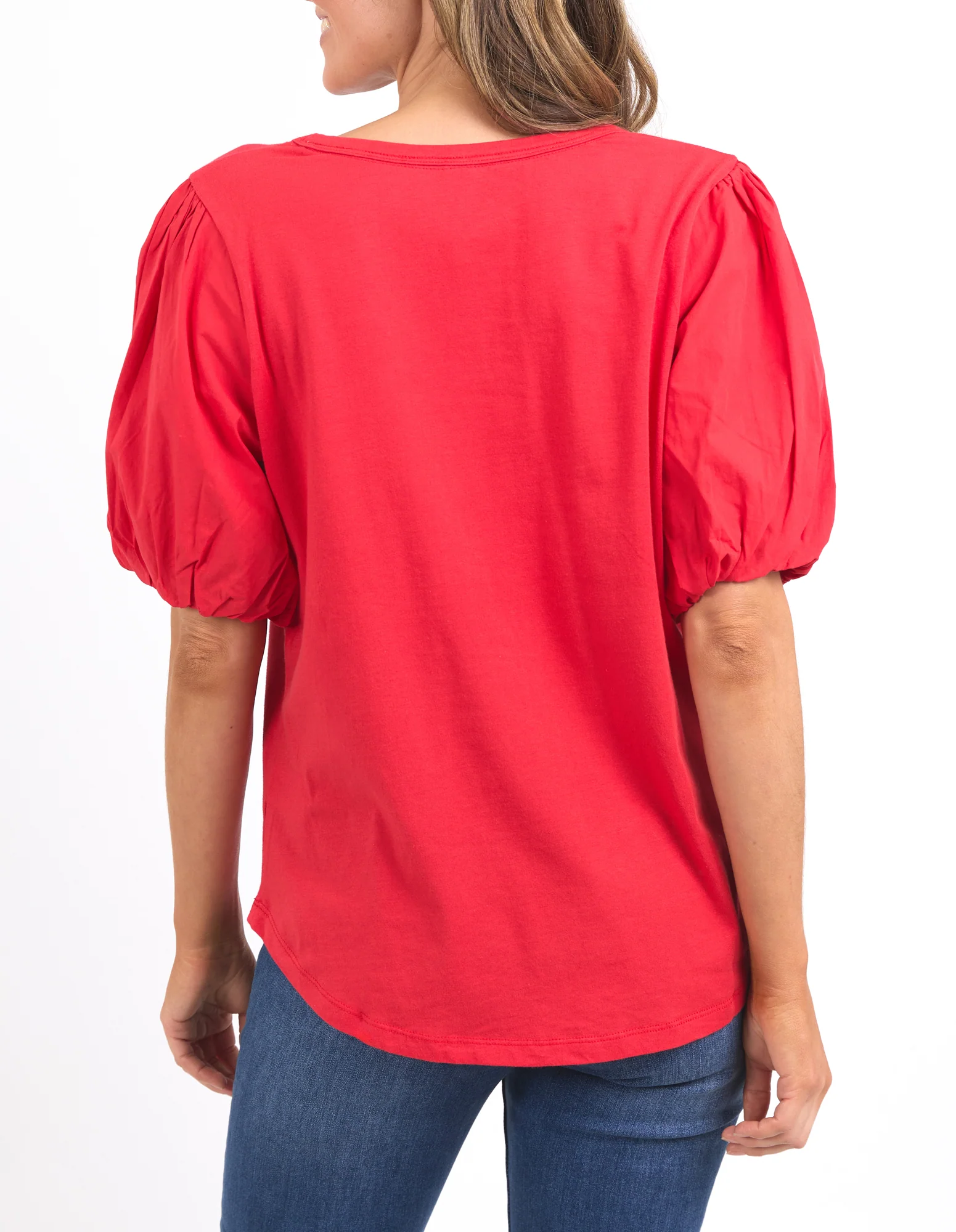 Elm Joy S/S Tee Bittersweet Red - Image 5