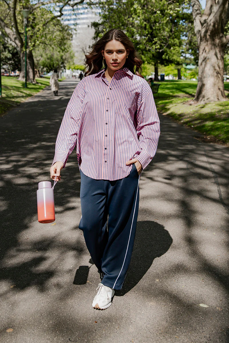 Elm Lila Stripe Shirt French Blue Charm Pink Stripe - Image 2