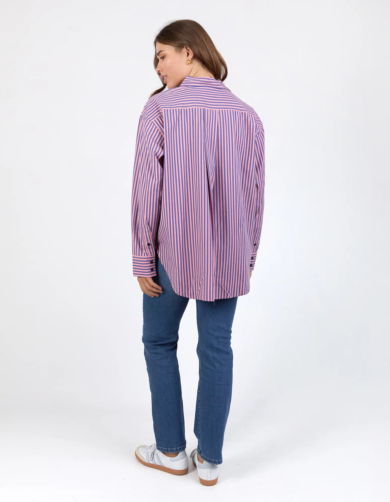 Elm Lila Stripe Shirt French Blue Charm Pink Stripe - Image 8