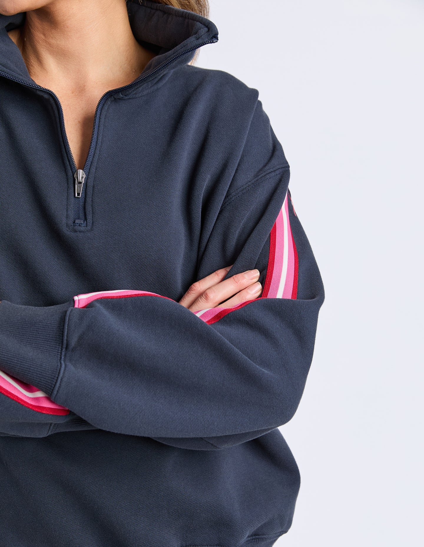 Elm Lover 1/4 Zip Navy - Image 3