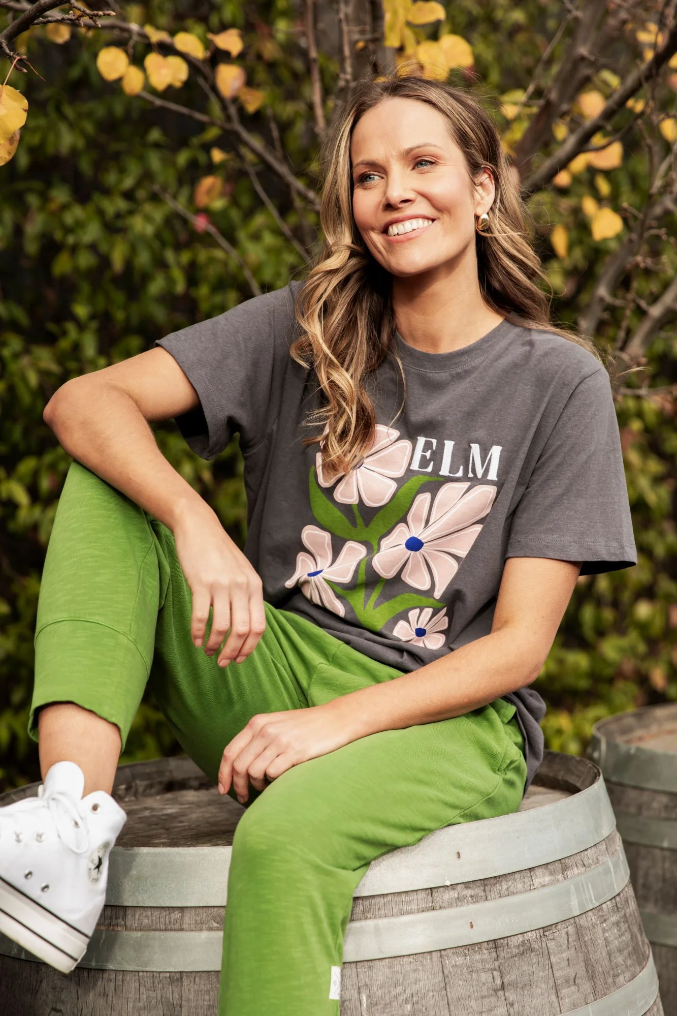 Elm Lula Tee Washed Black - Image 2