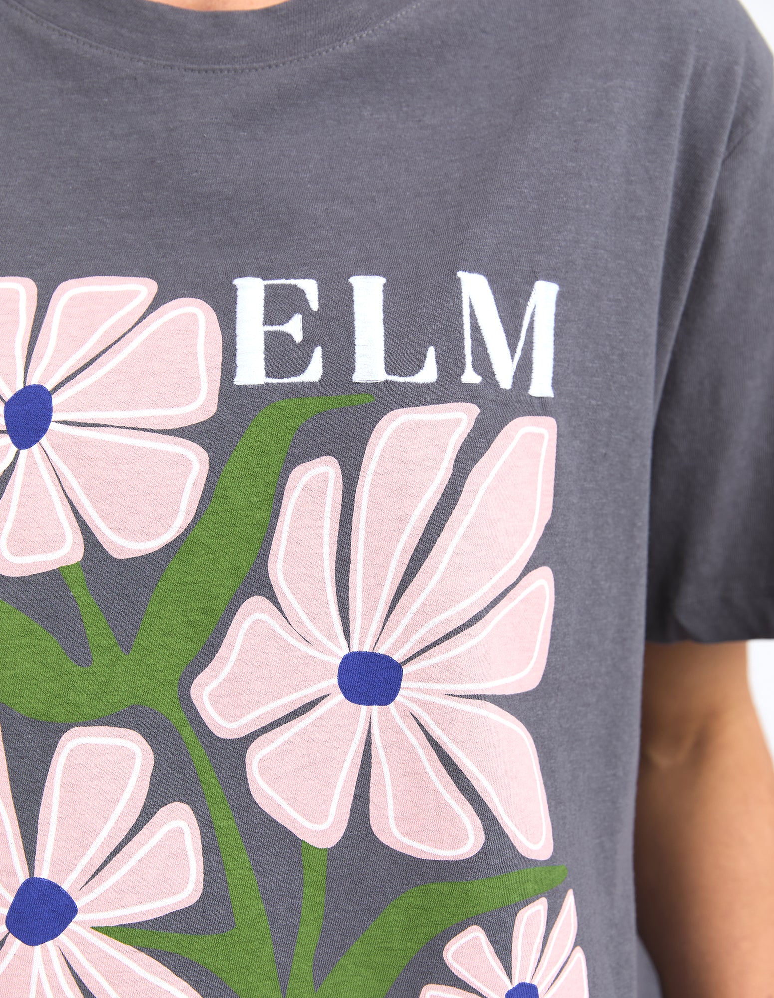 Elm Lula Tee Washed Black - Image 3
