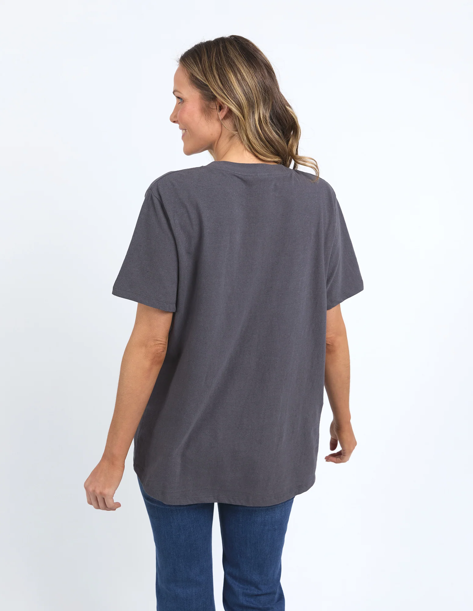 Elm Lula Tee Washed Black - Image 6