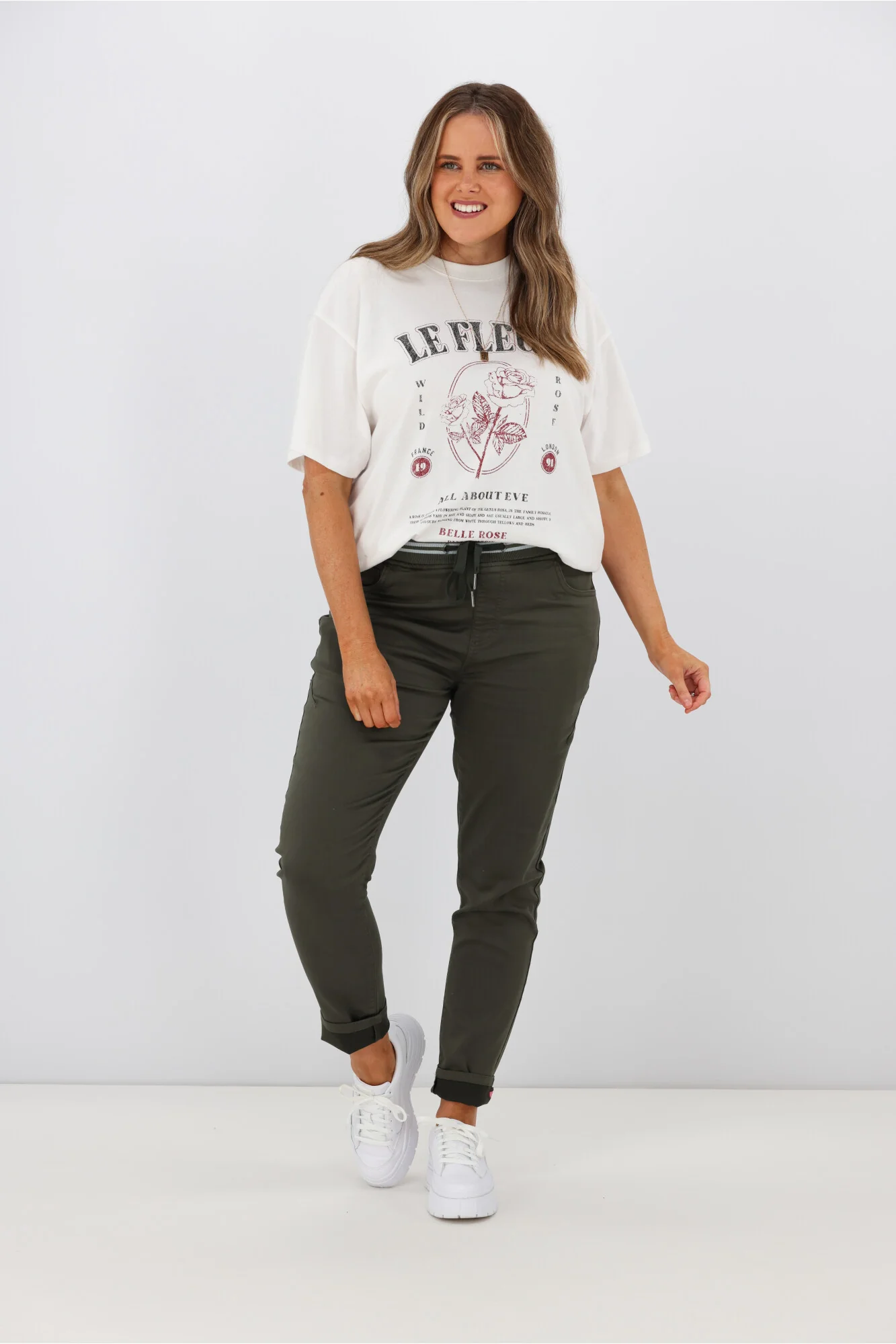 Elm Margo Jogger Khaki - Image 3